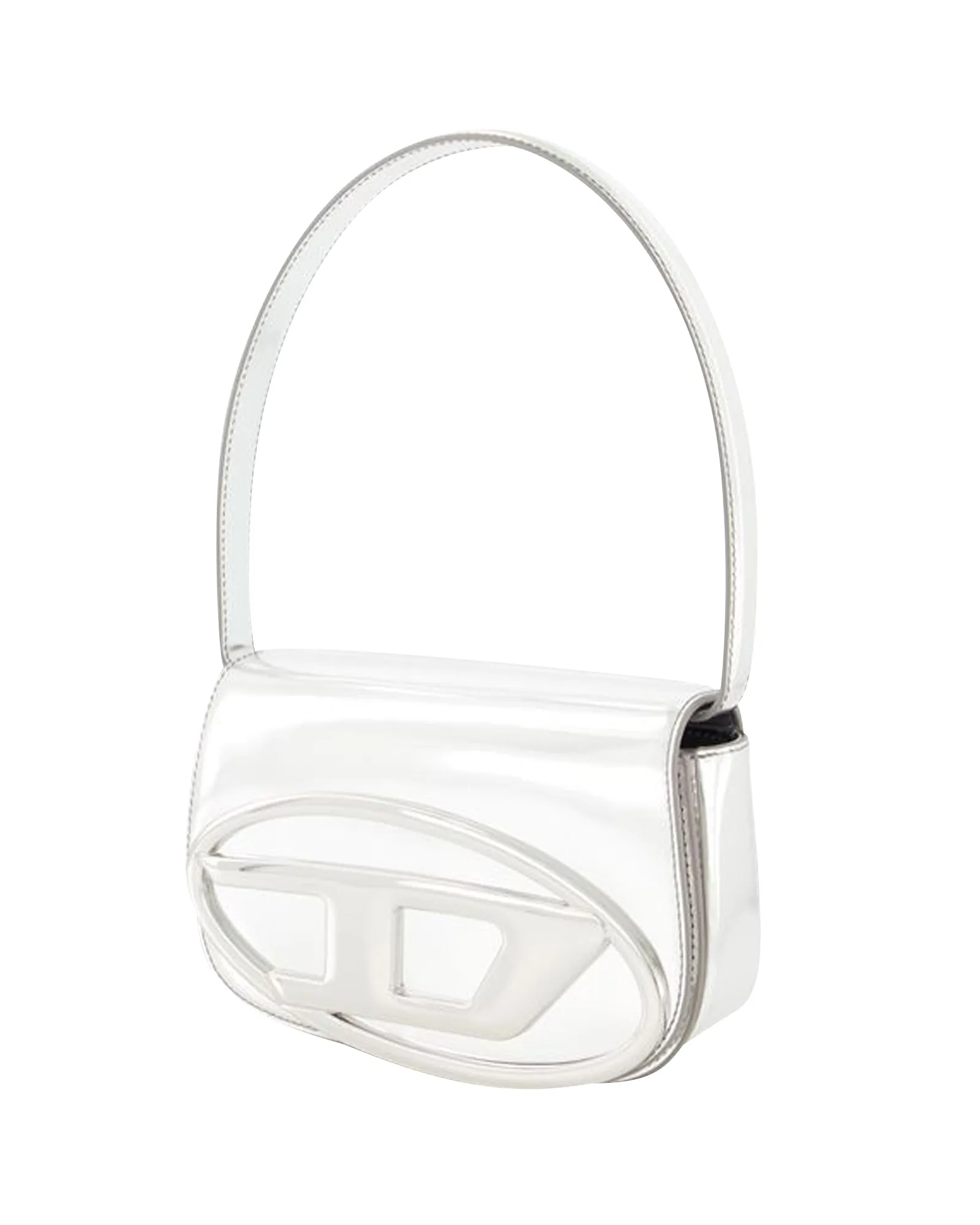 1DR Shoulder Bag - Diesel - Leather - Silver