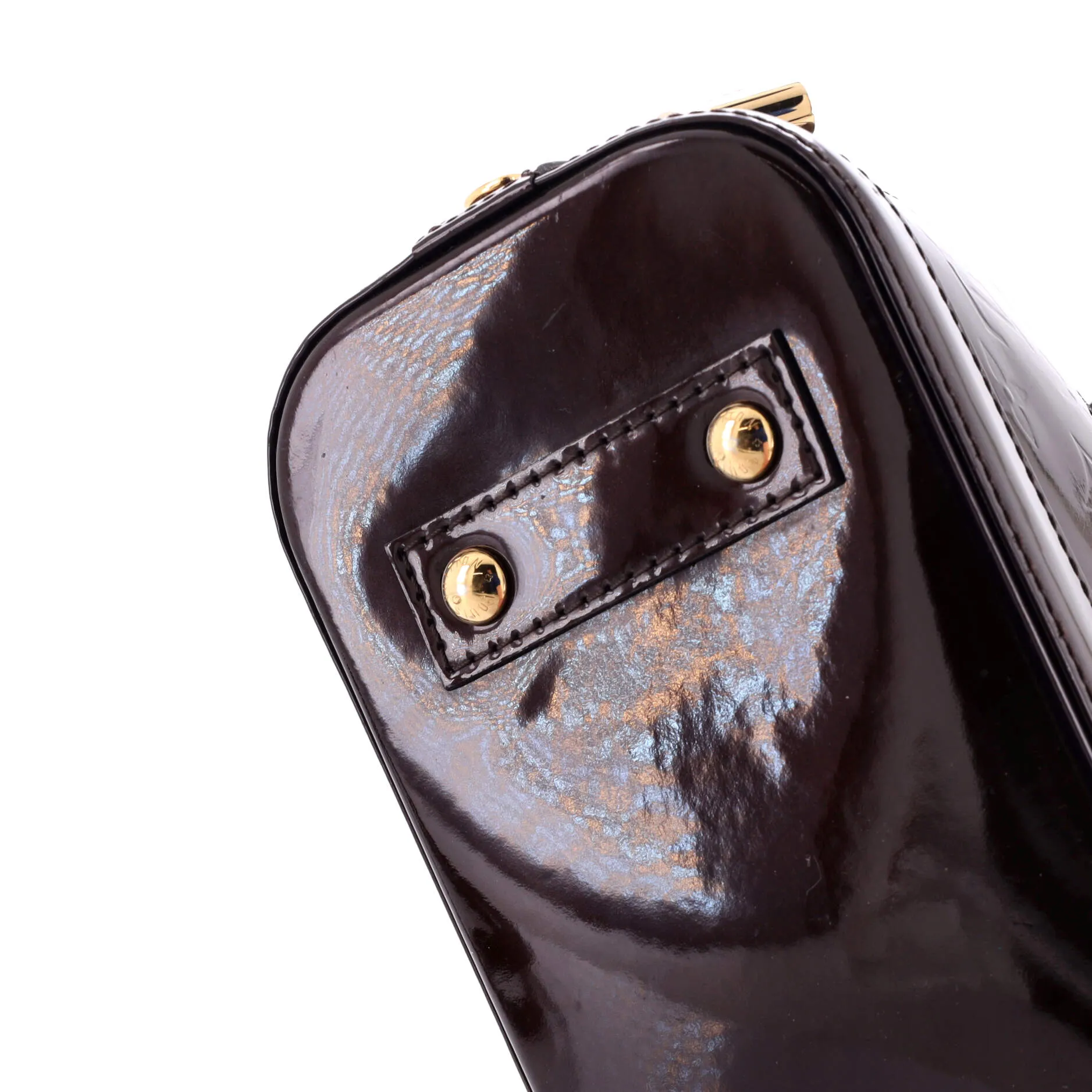 Alma Handbag Monogram Vernis BB