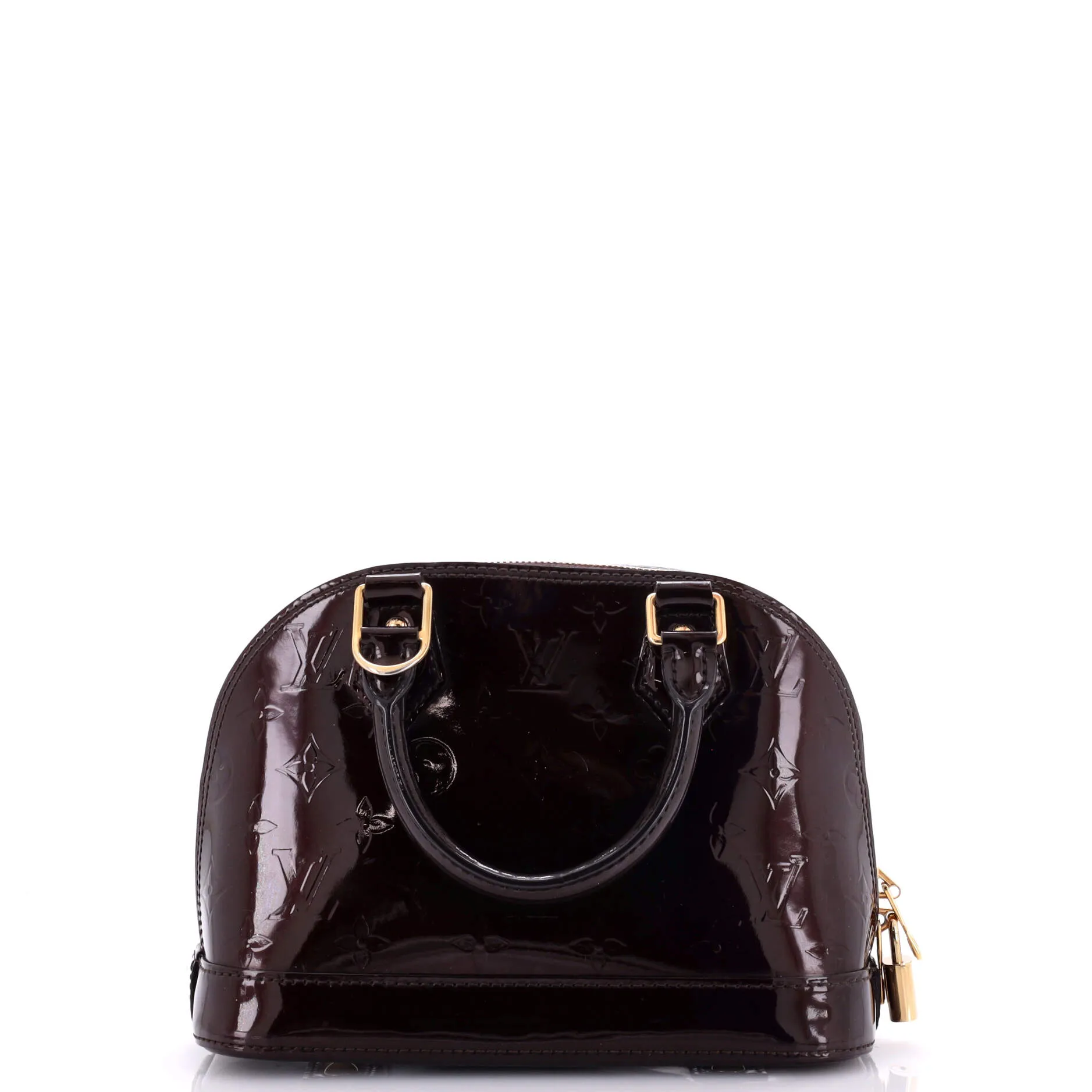 Alma Handbag Monogram Vernis BB