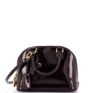 Alma Handbag Monogram Vernis BB
