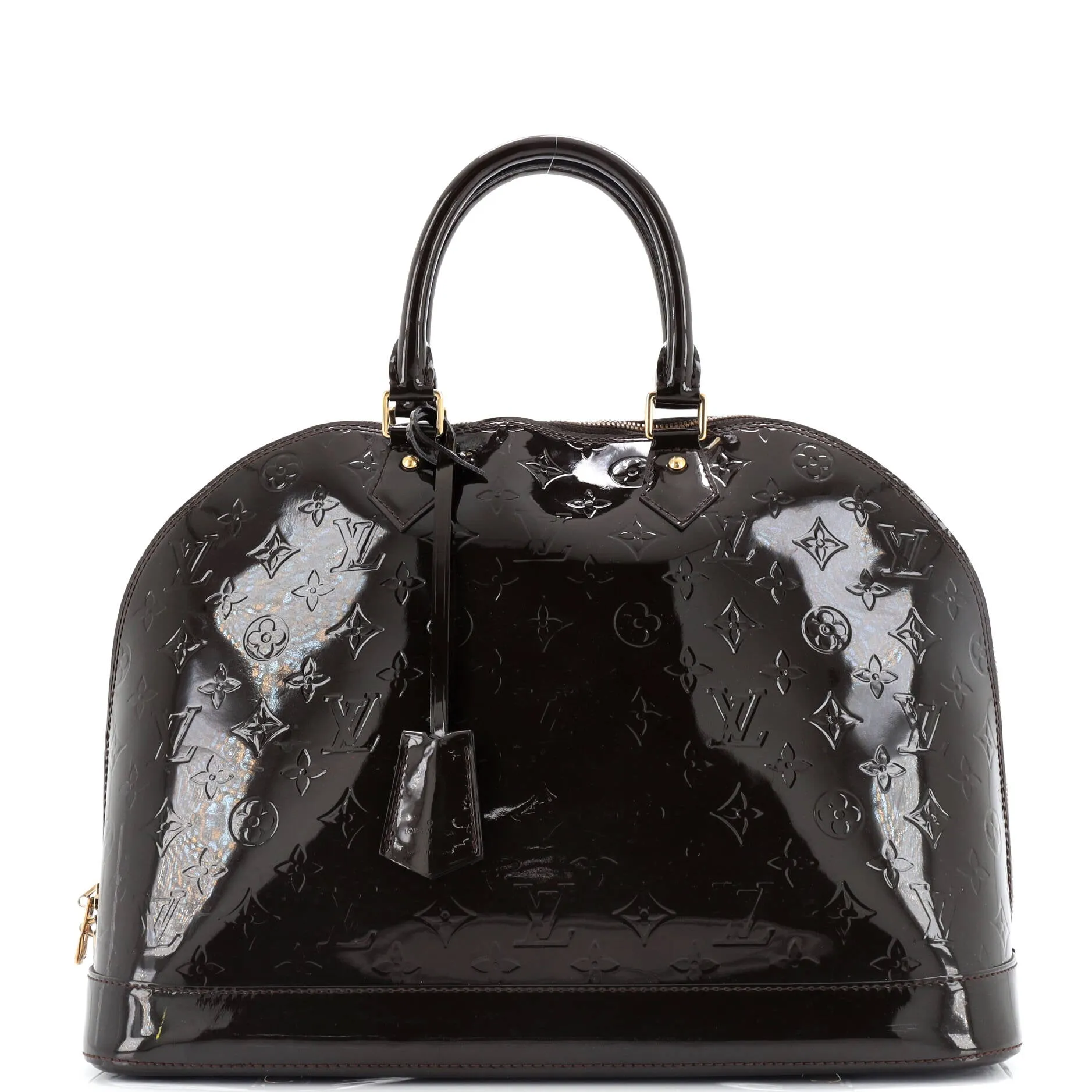 Alma Handbag Monogram Vernis GM