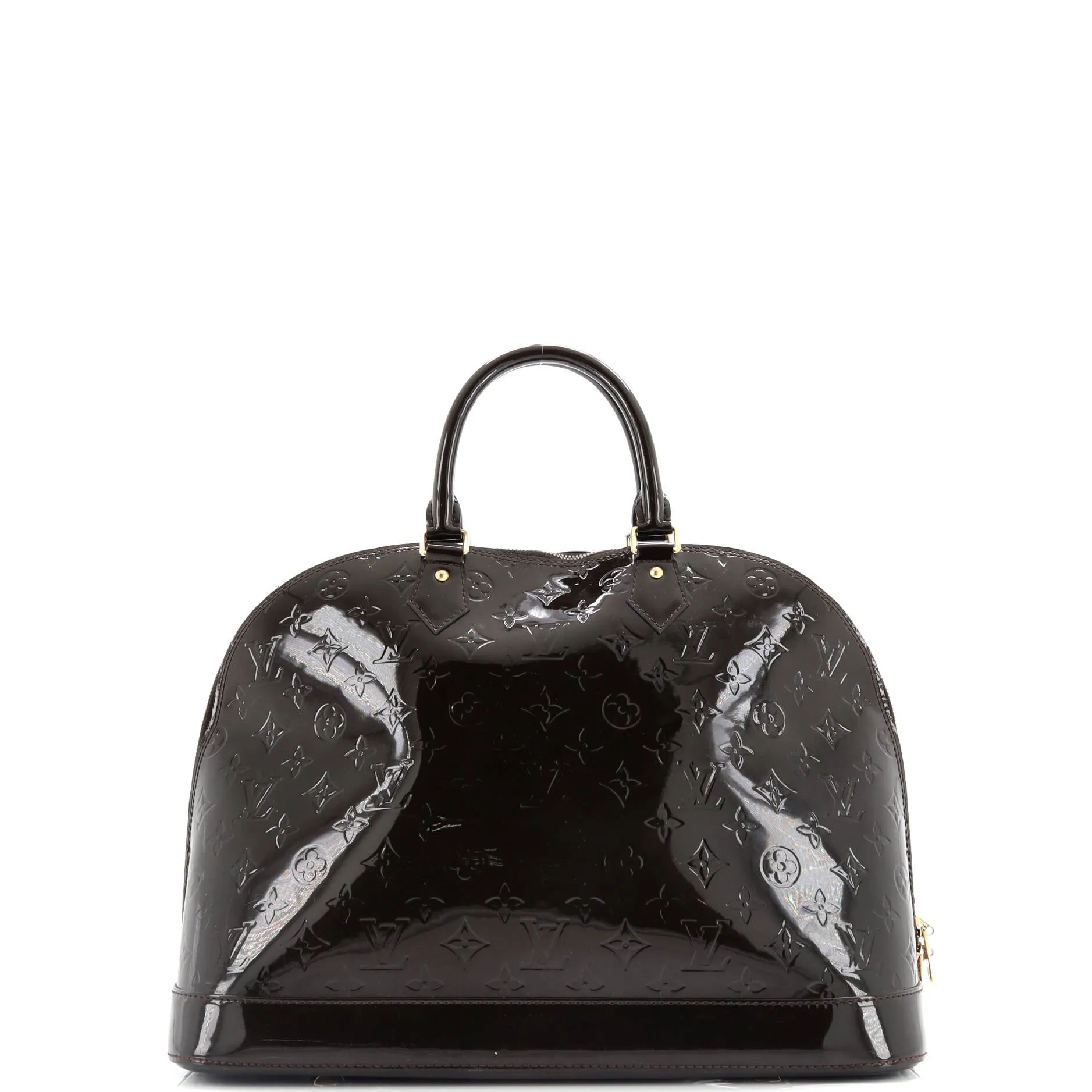 Alma Handbag Monogram Vernis GM