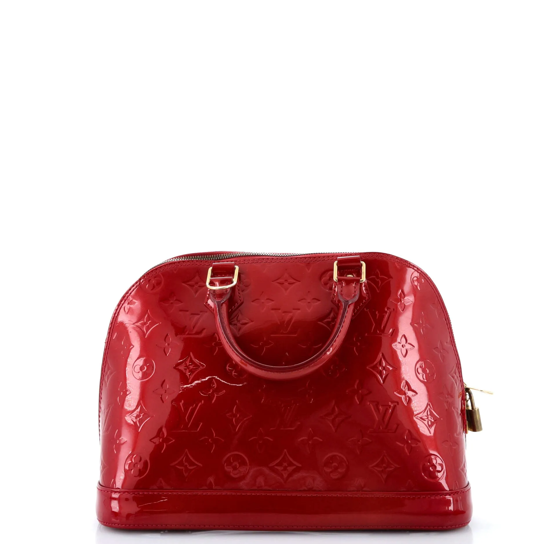 Alma Handbag Monogram Vernis PM