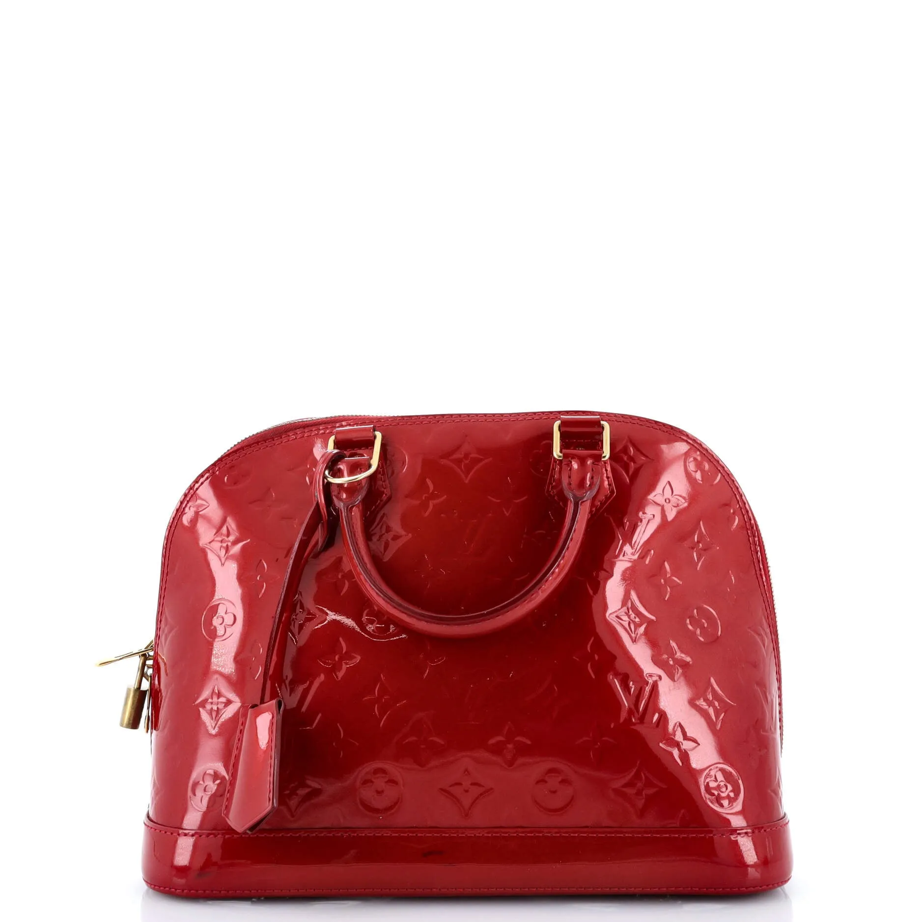 Alma Handbag Monogram Vernis PM