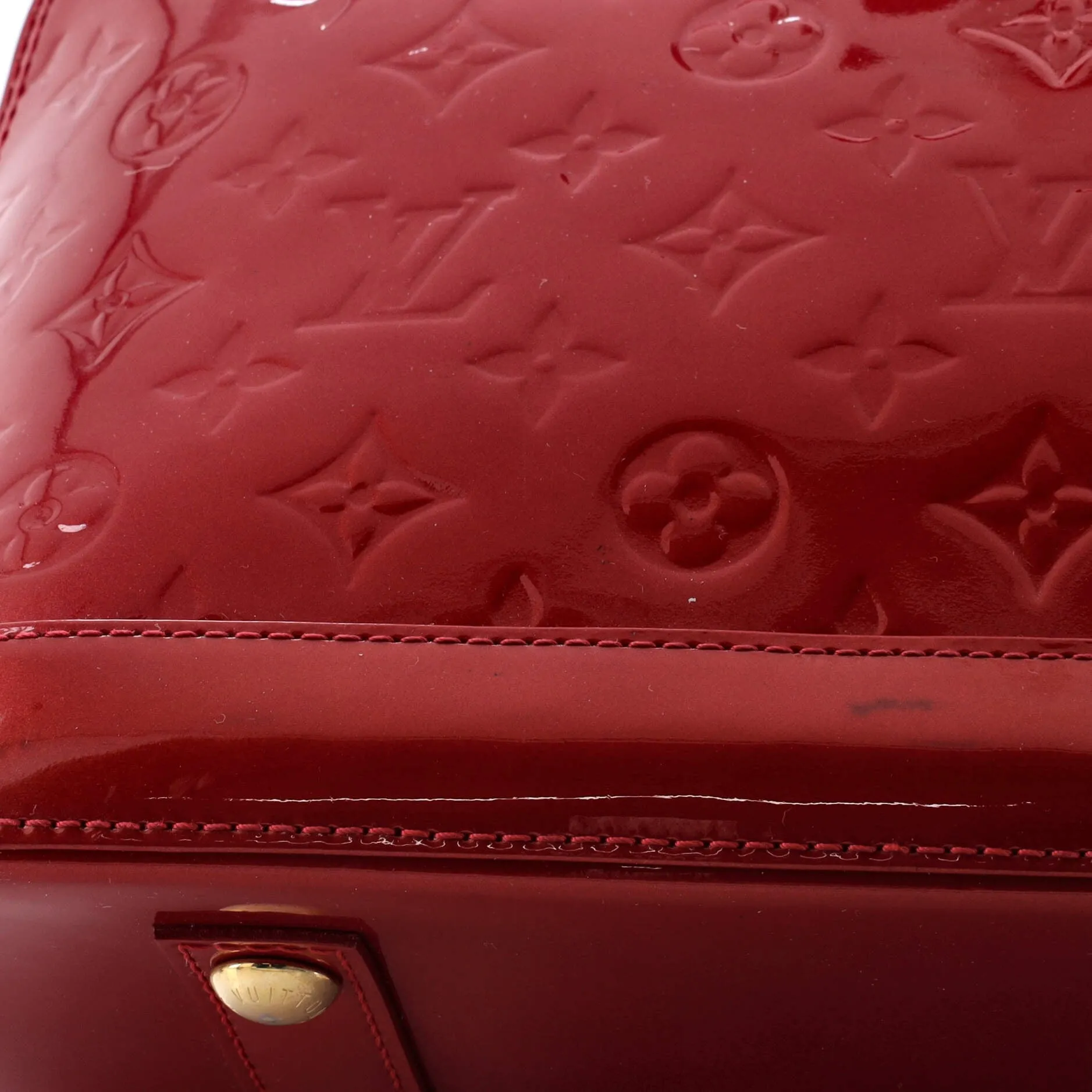 Alma Handbag Monogram Vernis PM