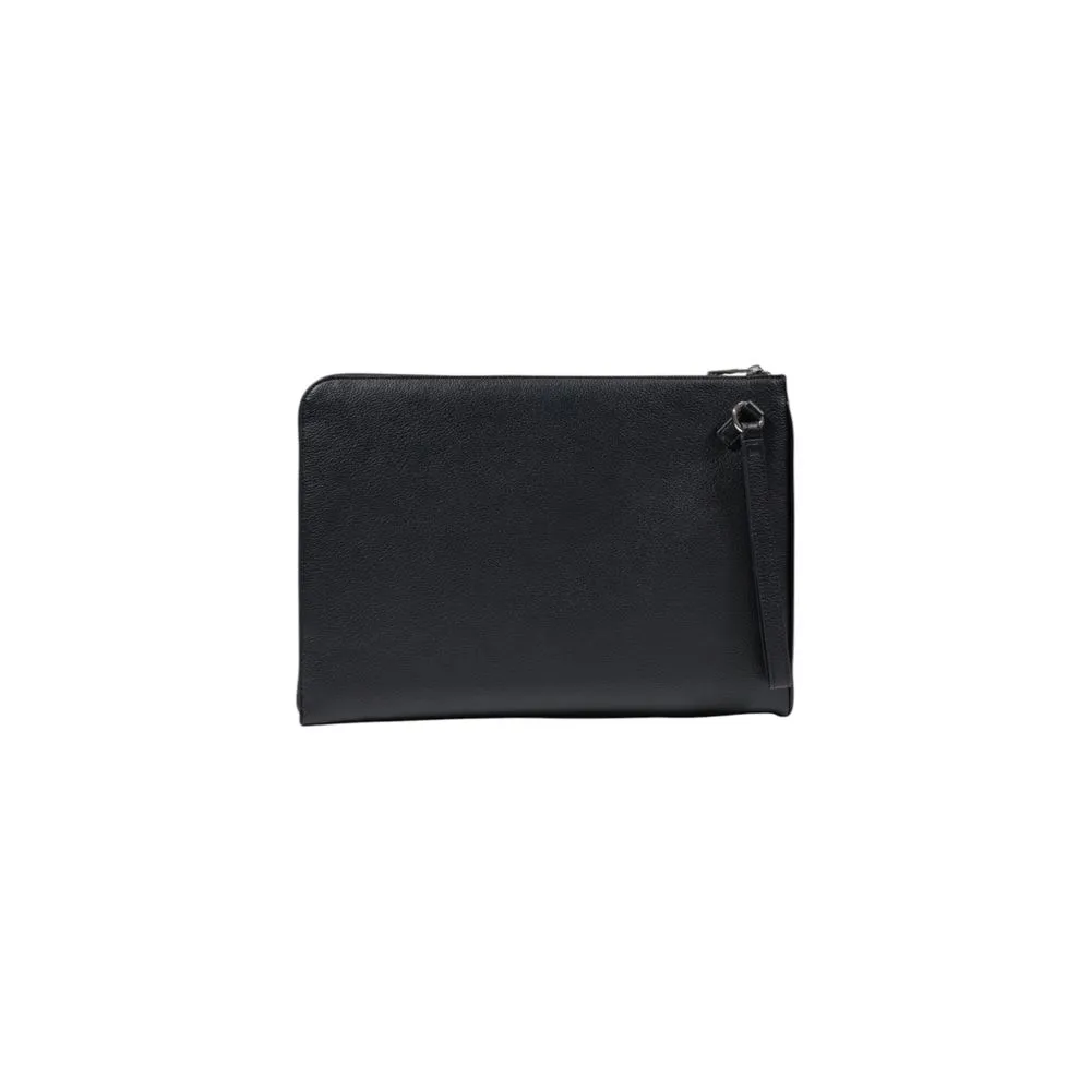 Armani Exchange Black Polyester Luggage And Travel
