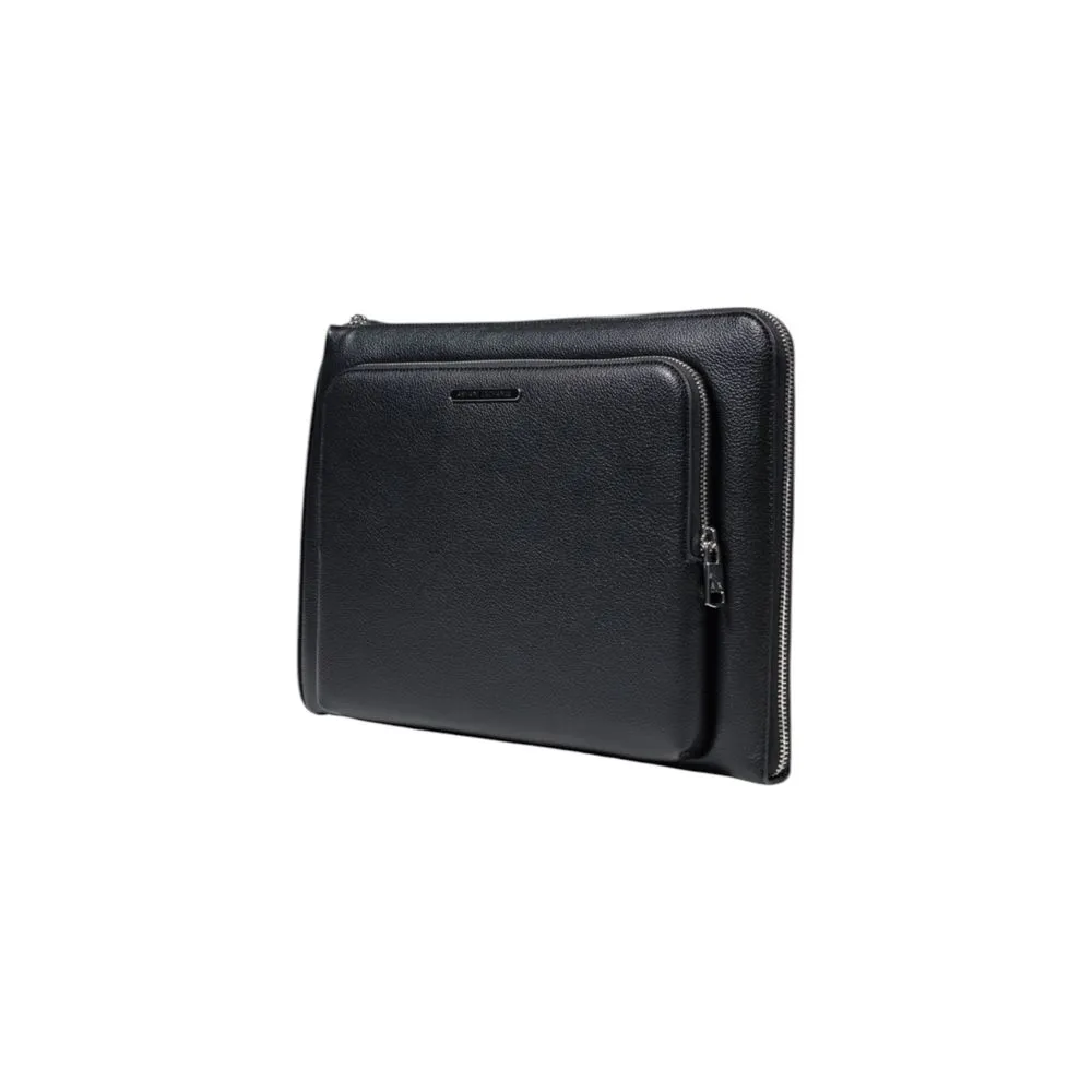 Armani Exchange Black Polyester Luggage And Travel