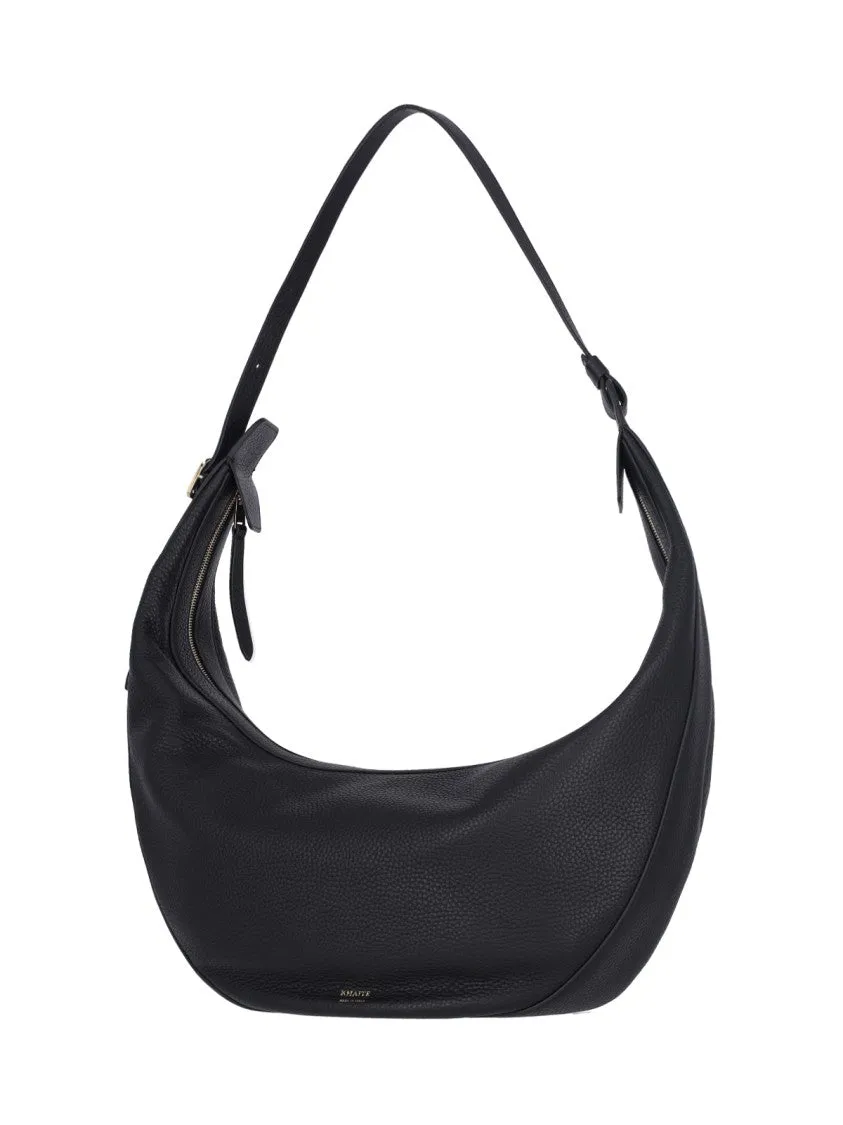 Augustina" Hobo Bag C Black