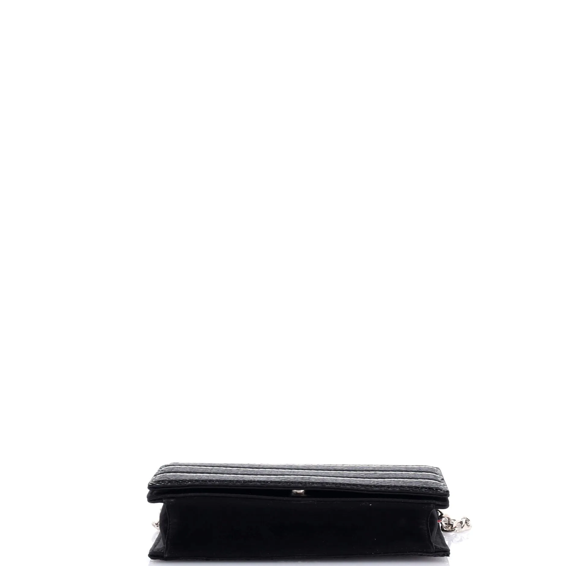 Baia Chain Flap Bag Sequin Embellished Leather Small