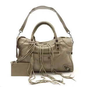 Balenciaga Leather Handbag Shoulder Bag (Pre-Owned)