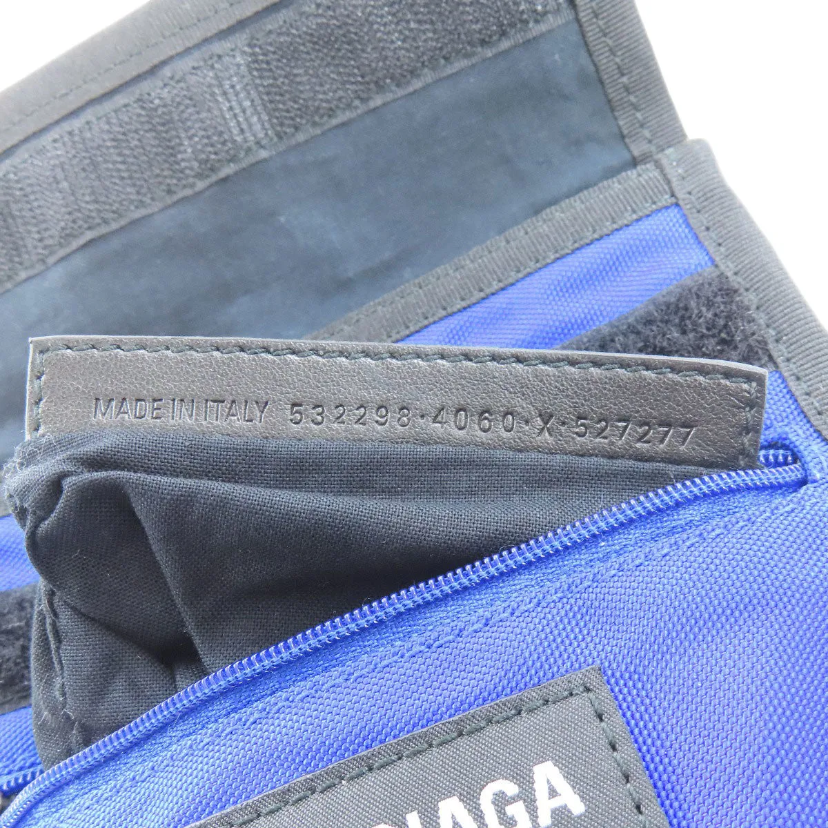 BALENCIAGA Shoulder Bag 532298 Nylon blue Shoulder pouch