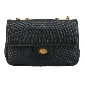 Bally Leather Shoulder Bag (Pre-Owned)