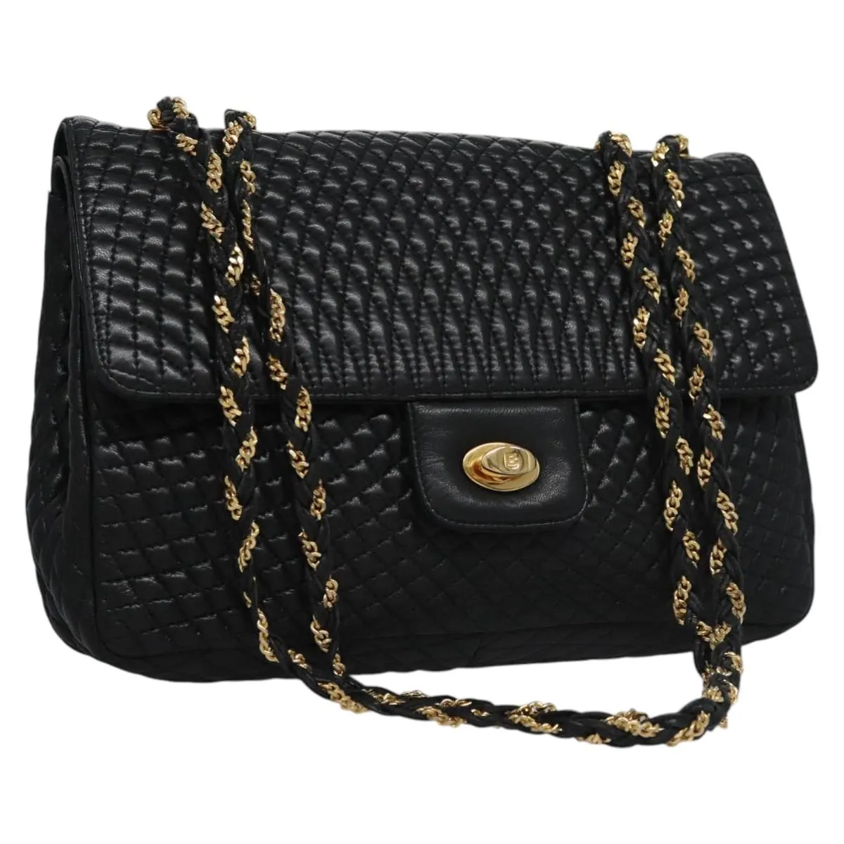 Bally Leather Shoulder Bag (Pre-Owned)
