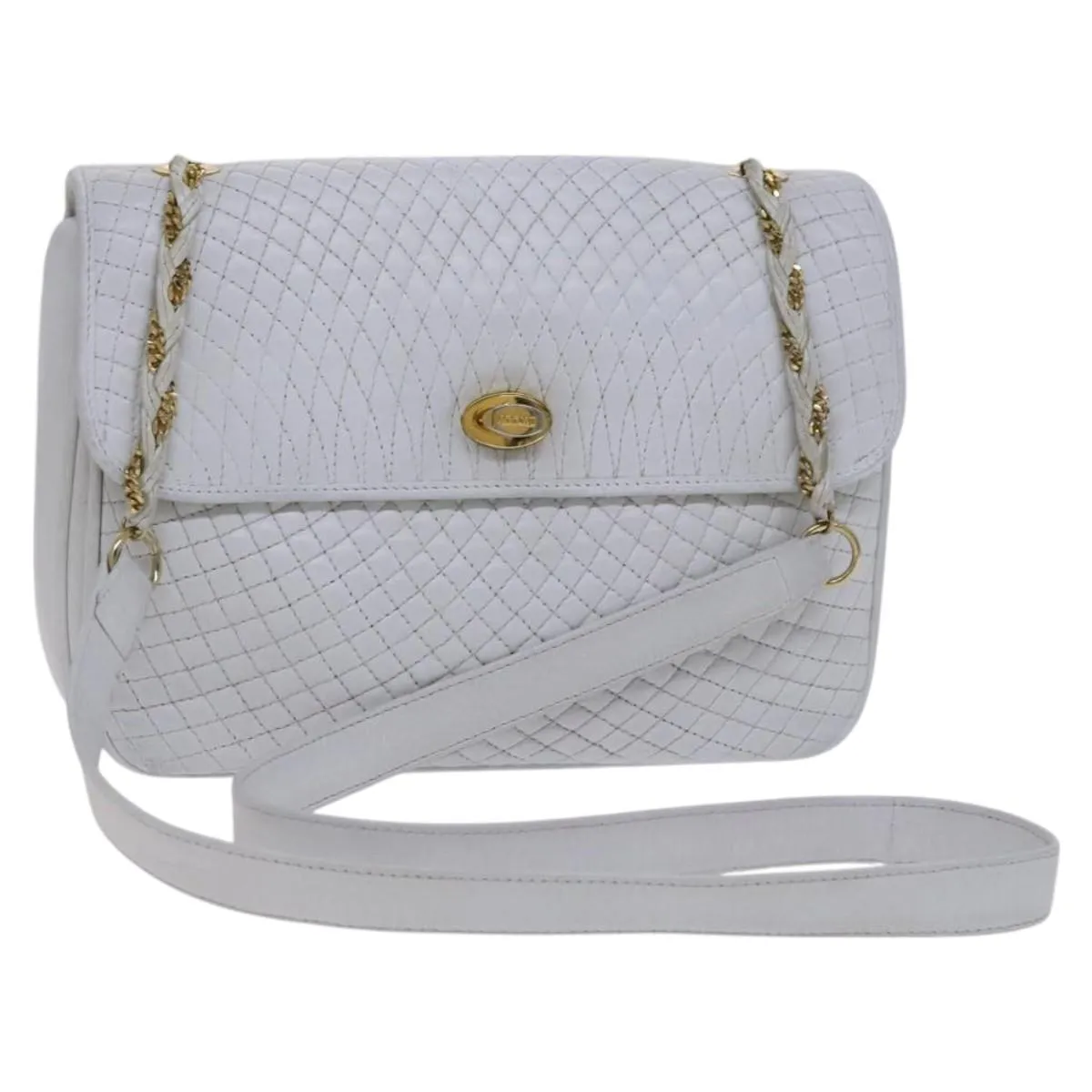 Bally Leather Shoulder Bag (Pre-Owned)