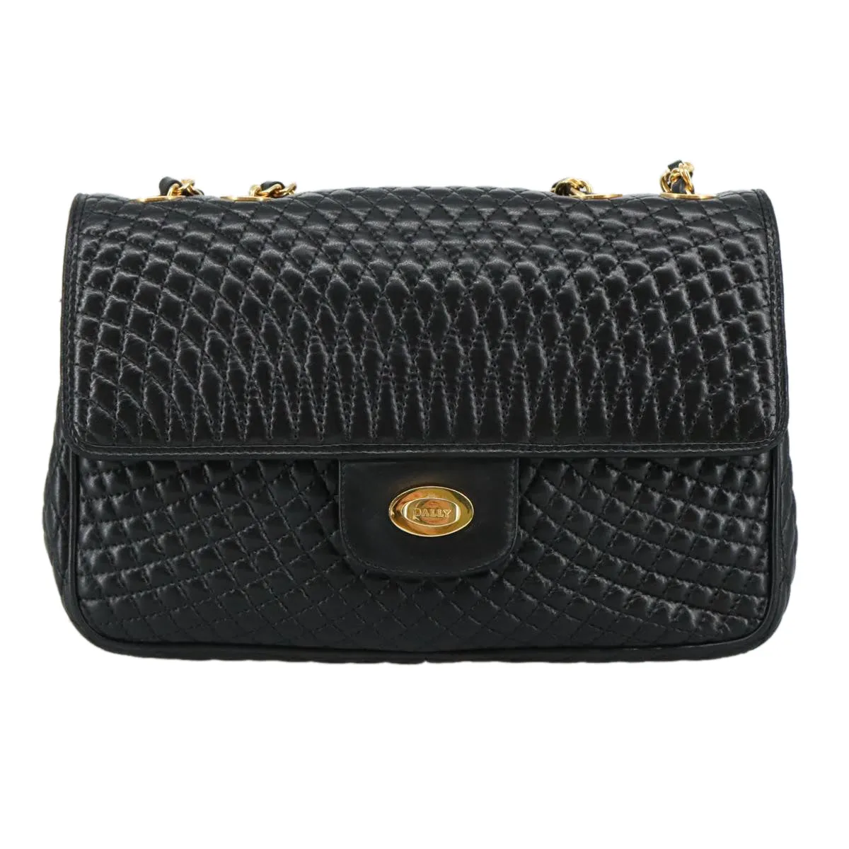 Bally Leather Shoulder Bag (Pre-Owned)