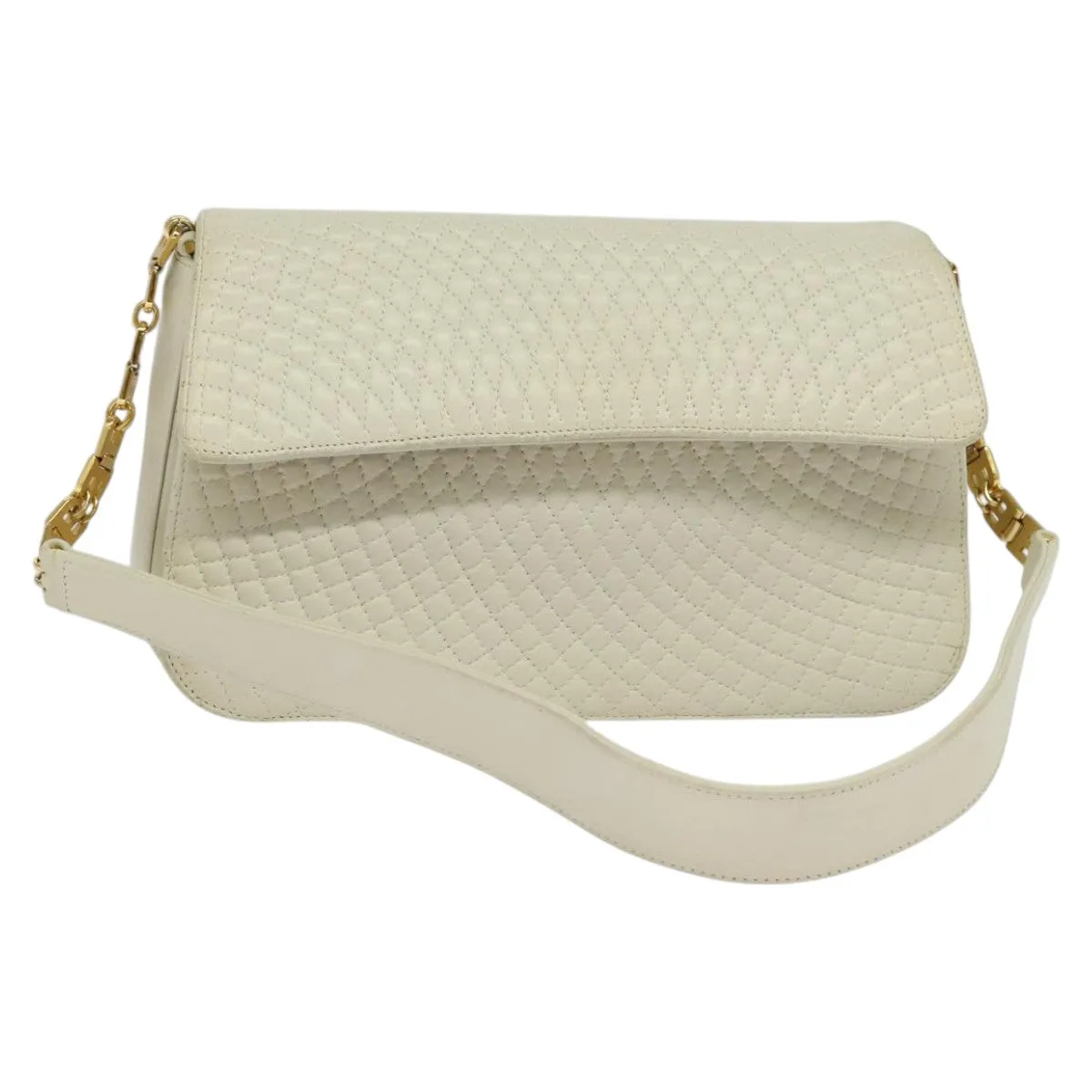 Bally Quilted Leather Shoulder Bag (Pre-Owned)