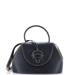 Barcelona Dome Top Handle Bag Leather Medium