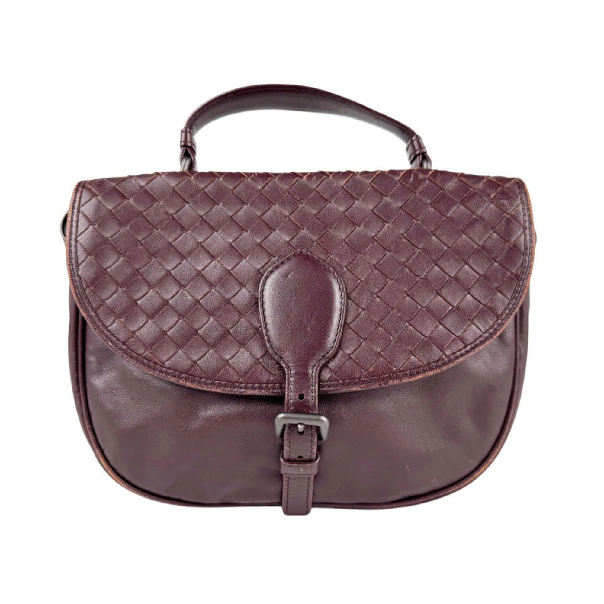 Bottega Veneta Intrecciato Shoulder Bag (Pre-Owned)