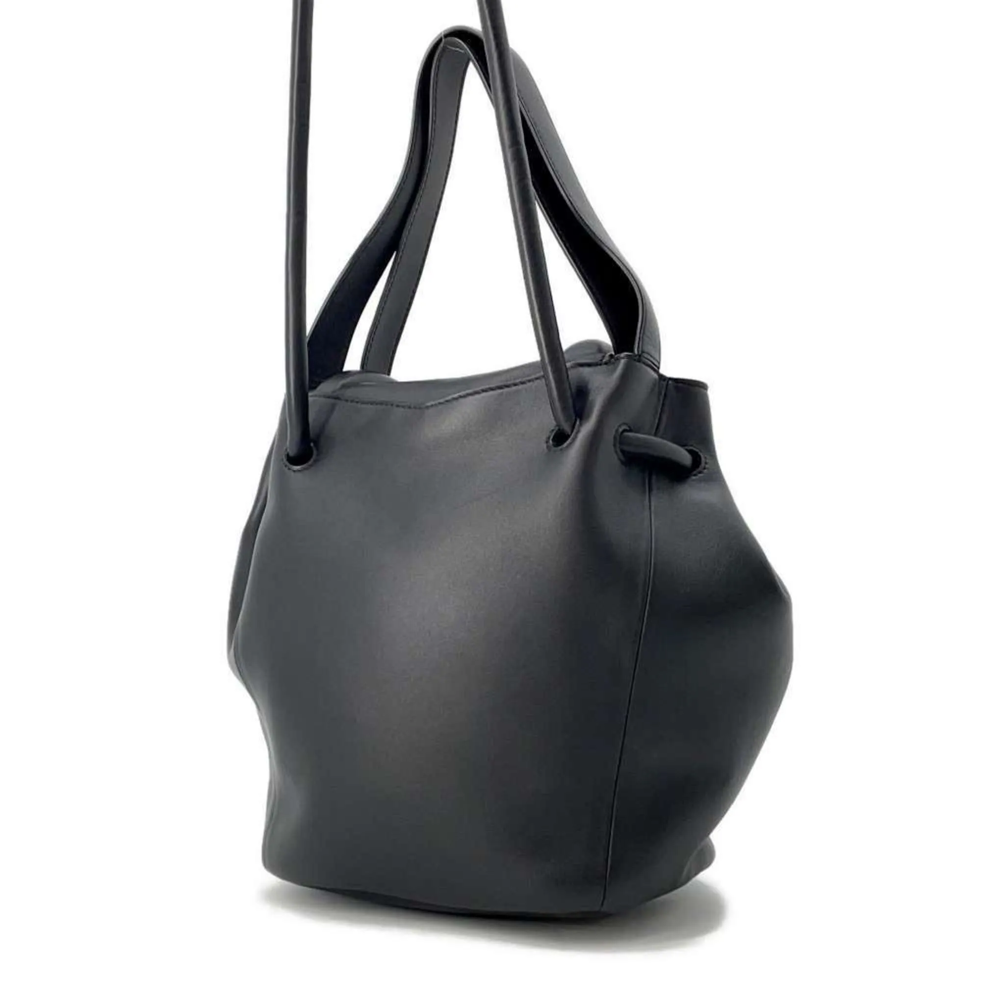 Bottega Veneta Leather Handbag Shoulder Bag (Pre-Owned)