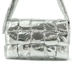 Bottega Veneta Patent Leather Shoulder Bag (Pre-Owned)
