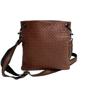 BOTTEGAVENETA Shoulder Bag leather Brown INTRECCIATO Women Used