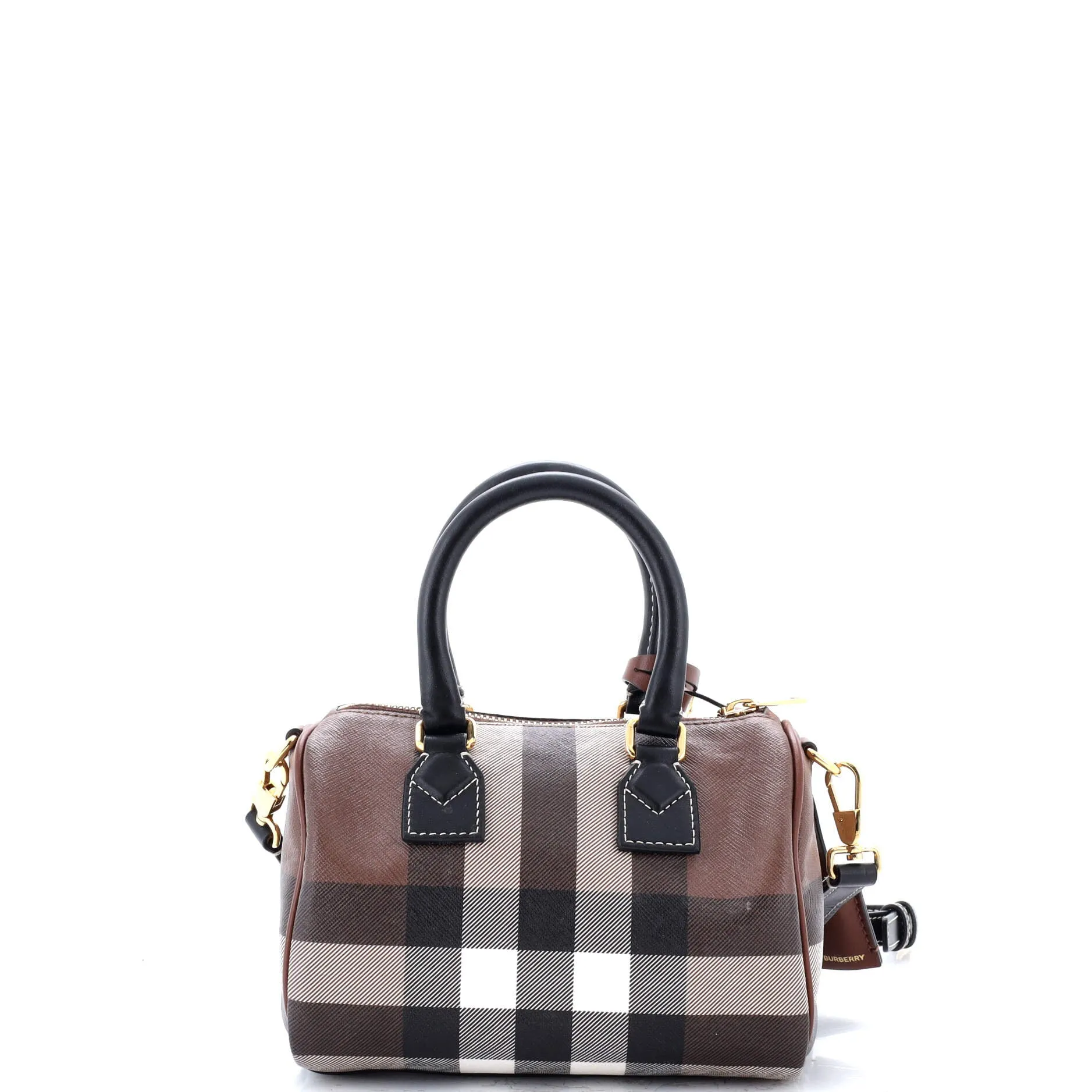 Bowling Bag Check E-Canvas Mini