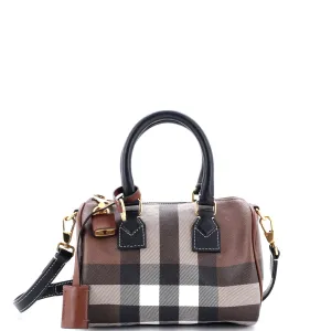 Bowling Bag Check E-Canvas Mini