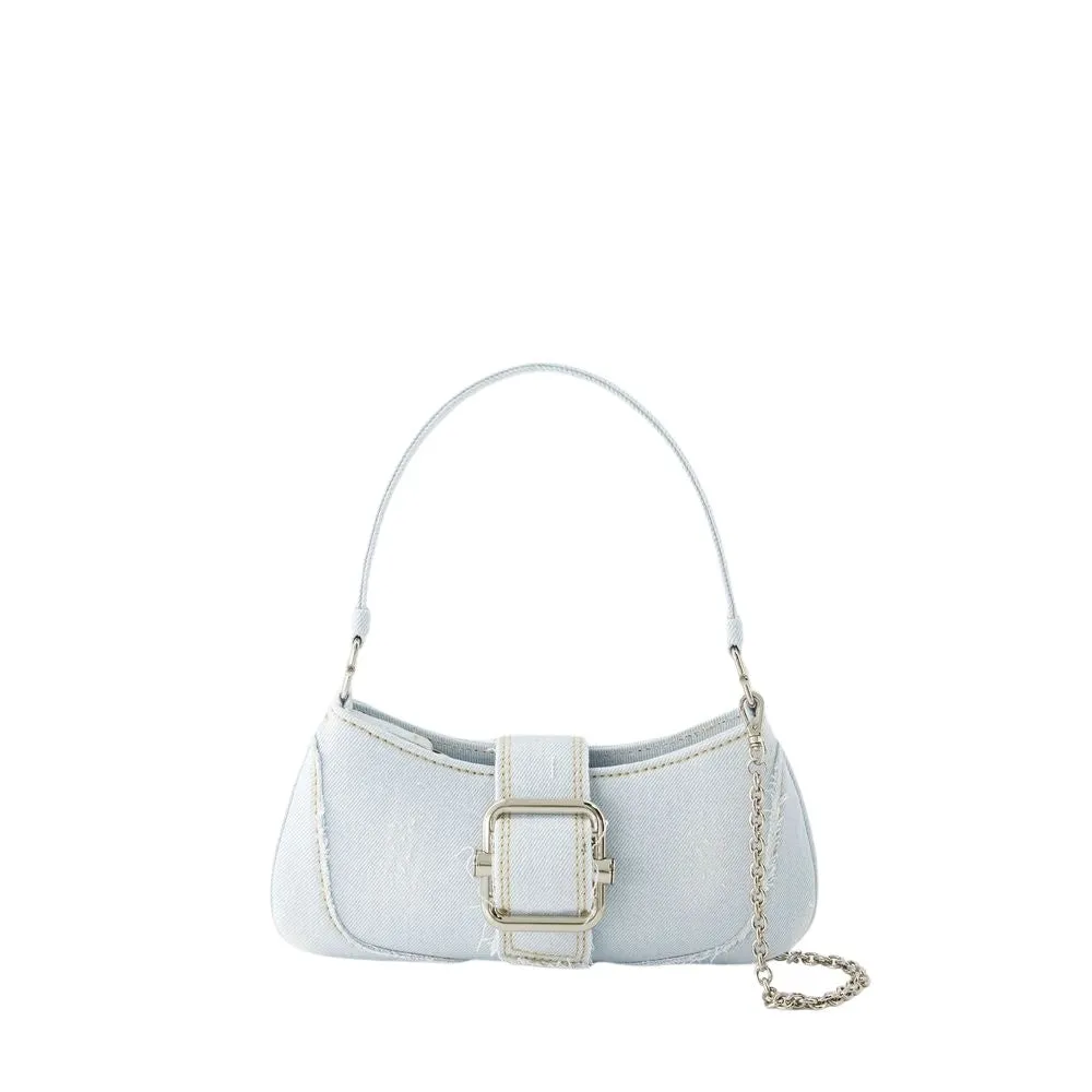 Brocle Small Shoulder Bag - Cotton - Ice Denim