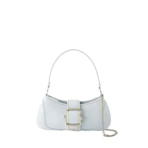 Brocle Small Shoulder Bag - Cotton - Ice Denim