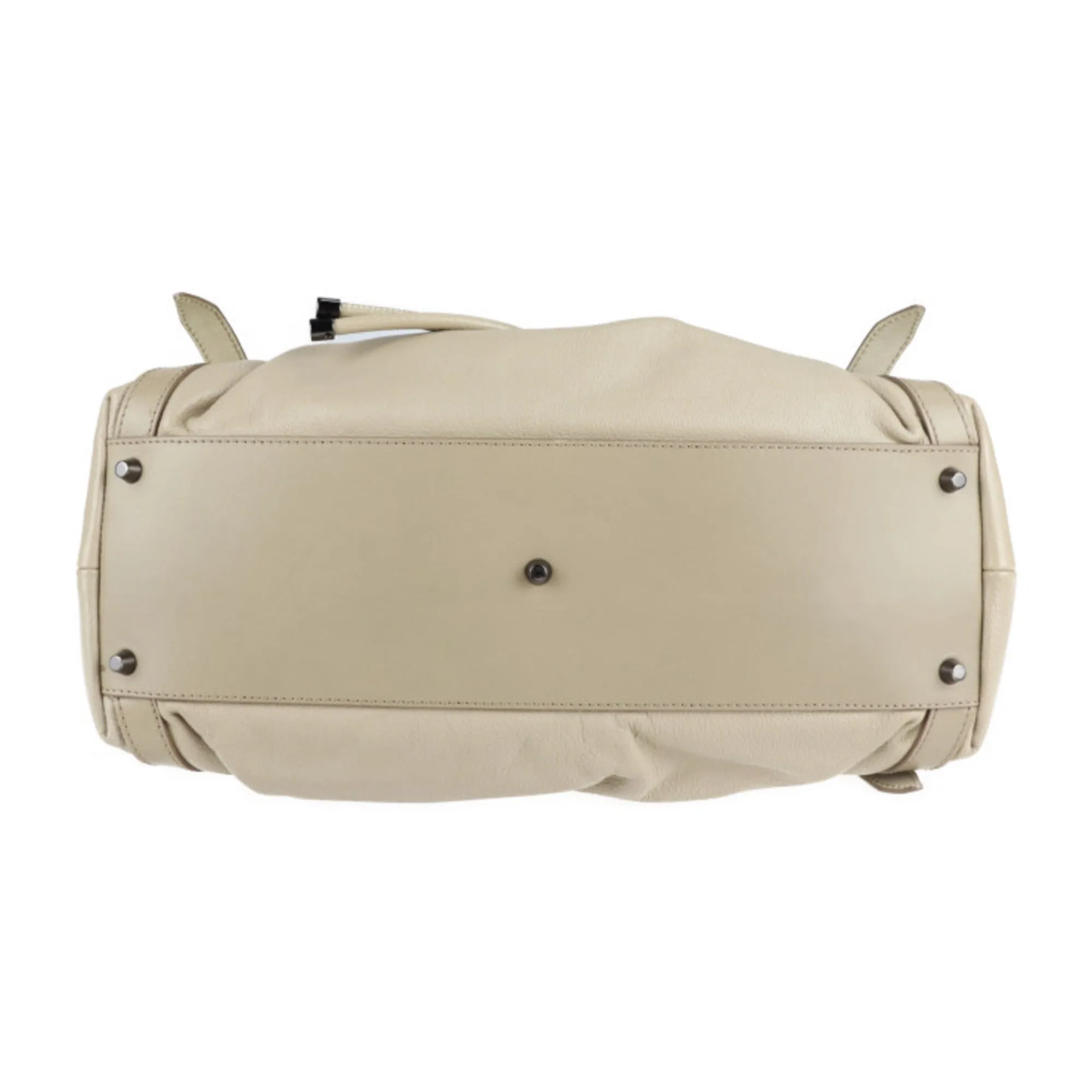 Burberry  Leather Handbag Shopping Bag Shoulder Bag Tote Bag (Pre-Owned)