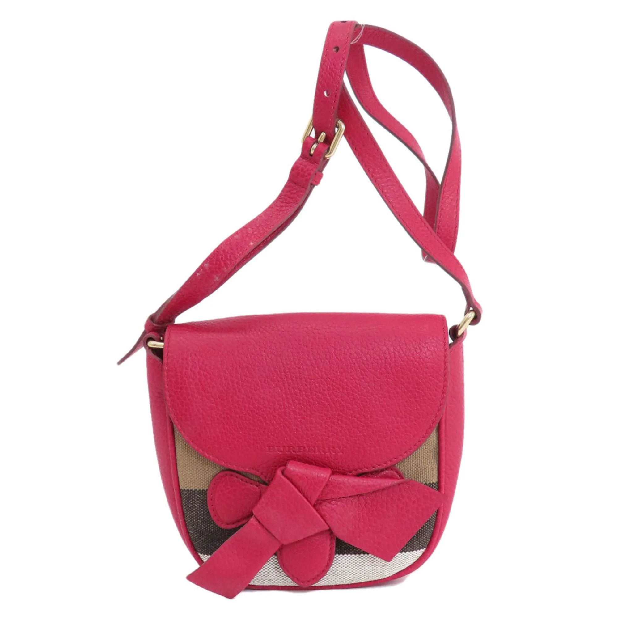 Burberry  Leather Shoulder Bag (Pre-Owned)
