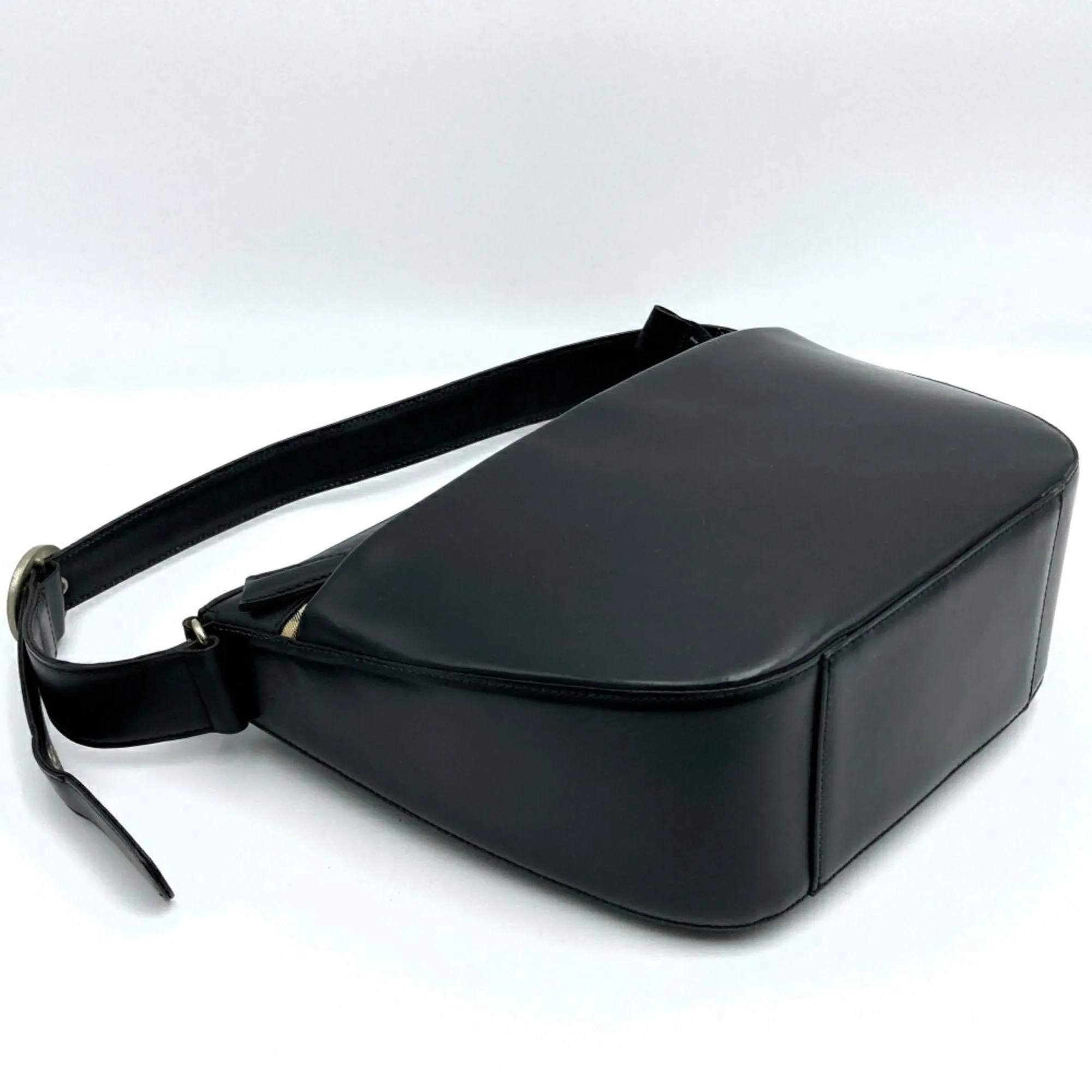 Burberry Leather Shoulder Bag (Pre-Owned)