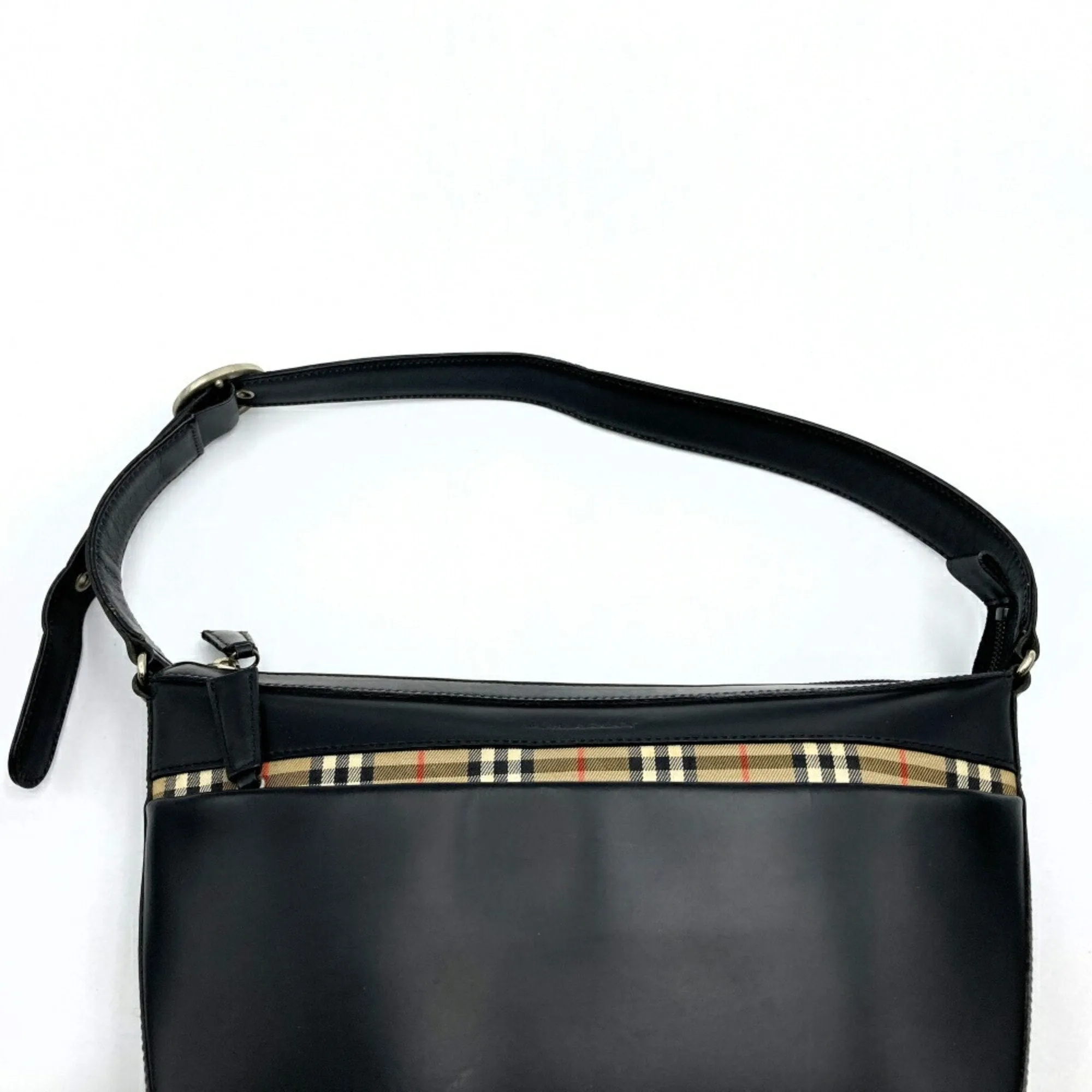 Burberry Leather Shoulder Bag (Pre-Owned)