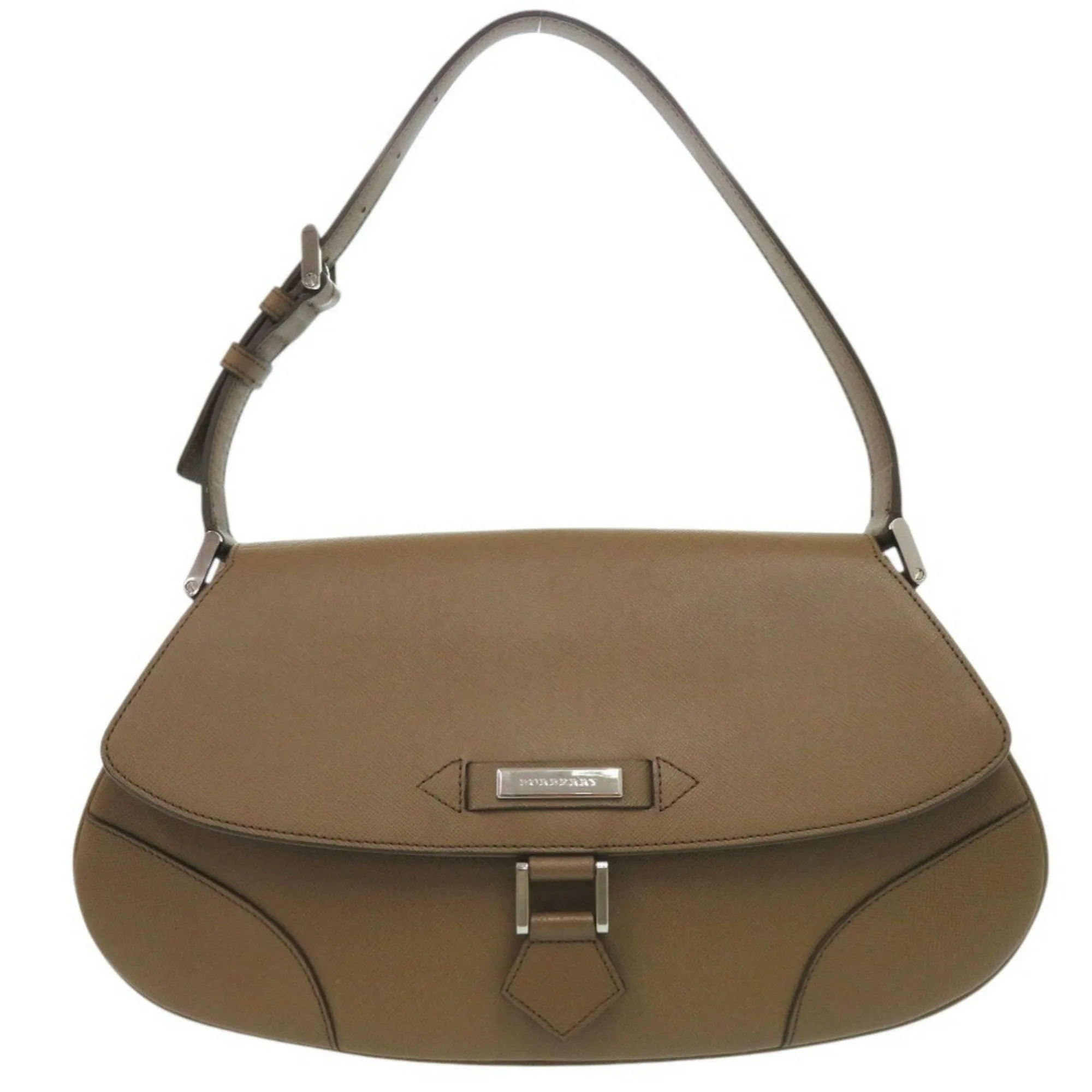 Burberry Leather Shoulder Bag (Pre-Owned)