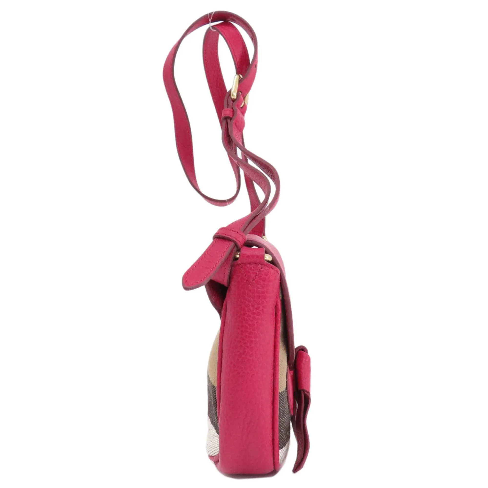 Burberry  Leather Shoulder Bag (Pre-Owned)