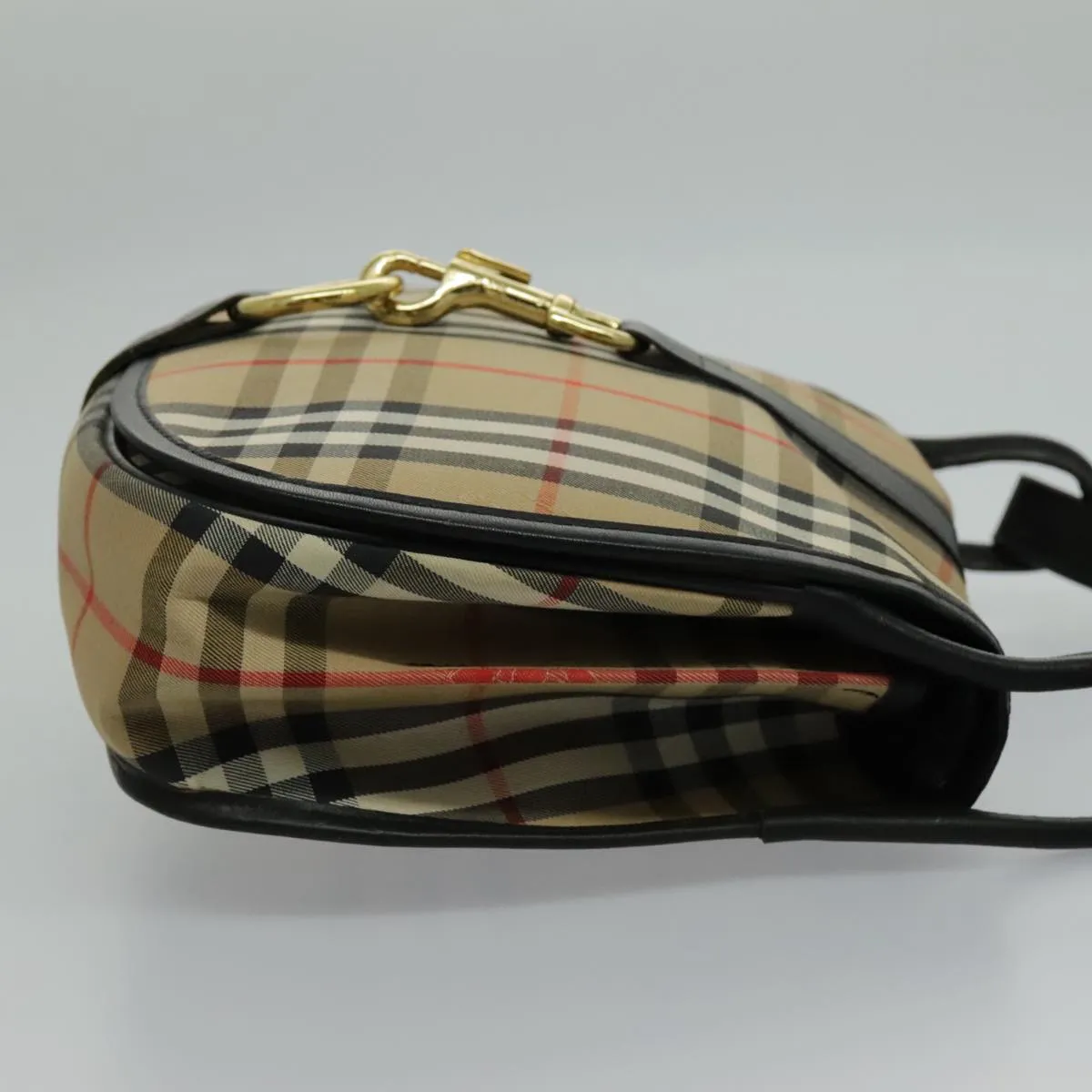 Burberry Nova Check  Canvas Shoulder Bag (Pre-Owned)