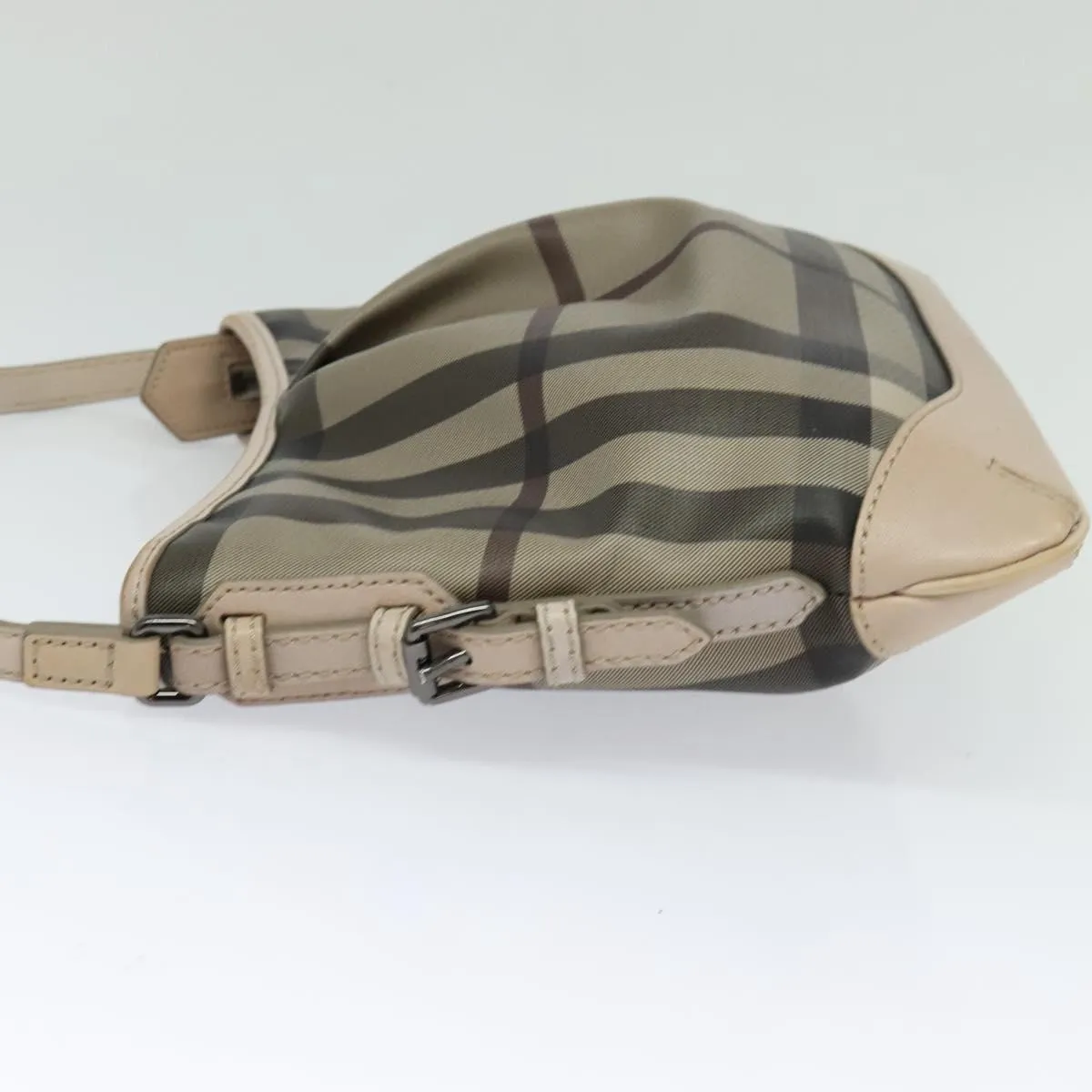 Burberry Nova Check Canvas Shoulder Bag (Pre-Owned)