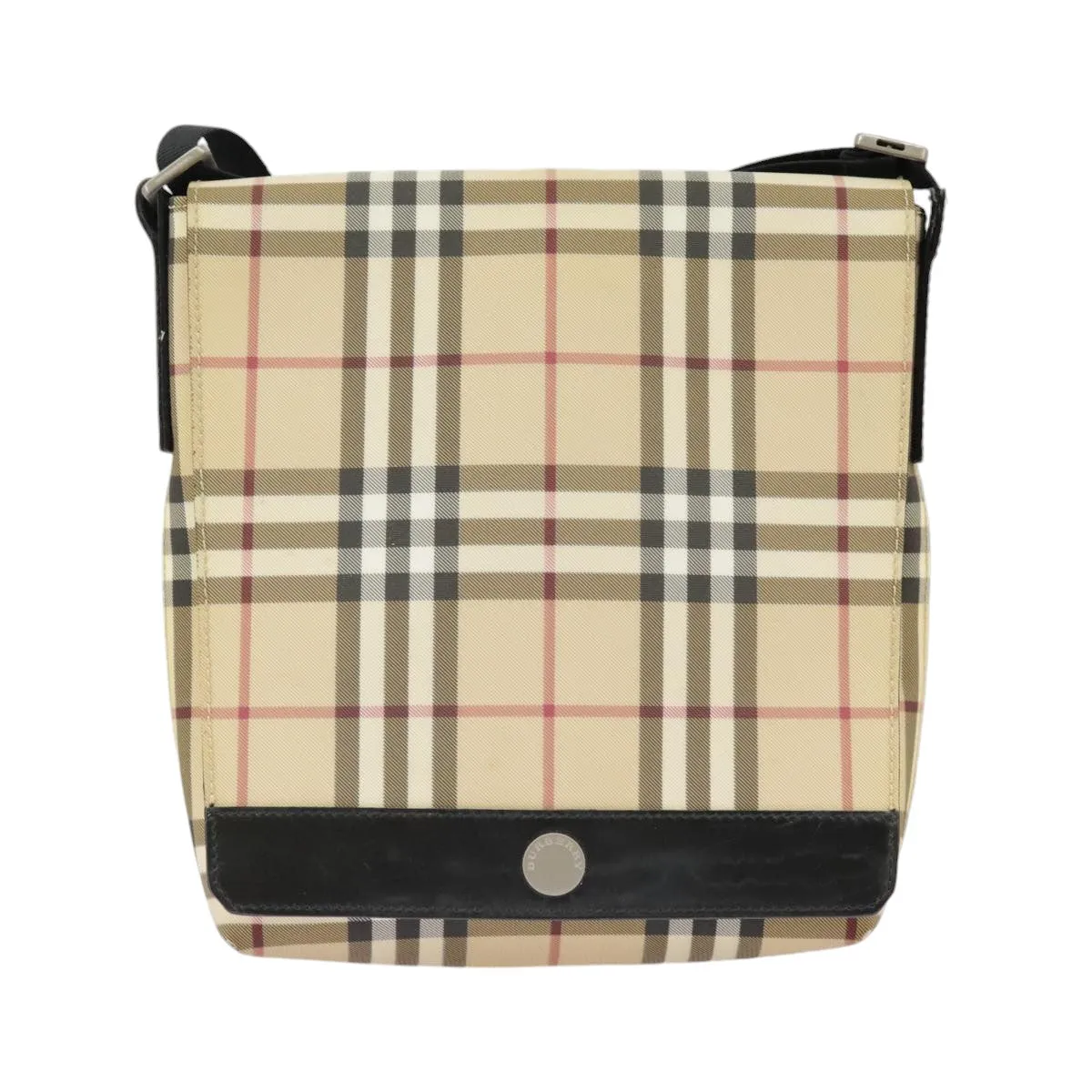 Burberry Nova Check  Canvas Shoulder Bag (Pre-Owned)