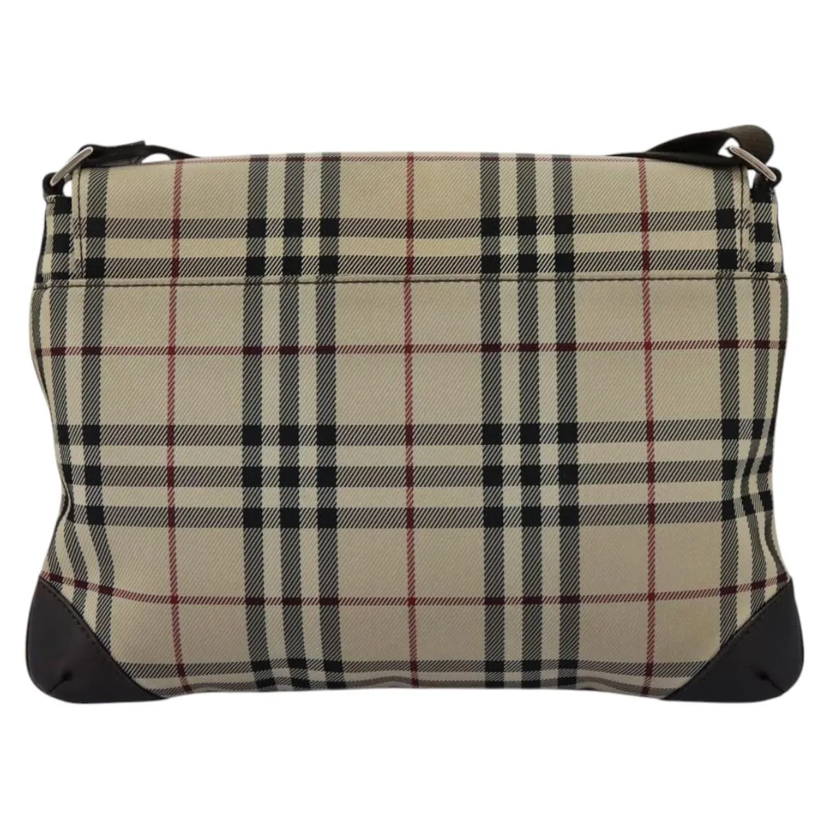 Burberry Nova Check Canvas Shoulder Bag (Pre-Owned)
