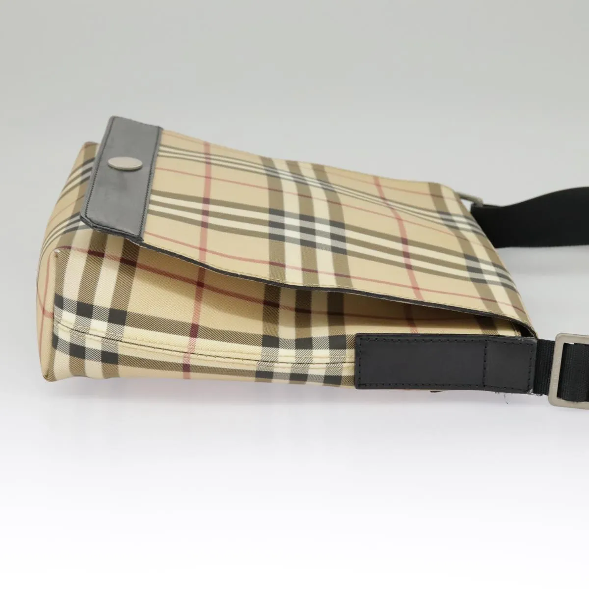 Burberry Nova Check  Canvas Shoulder Bag (Pre-Owned)