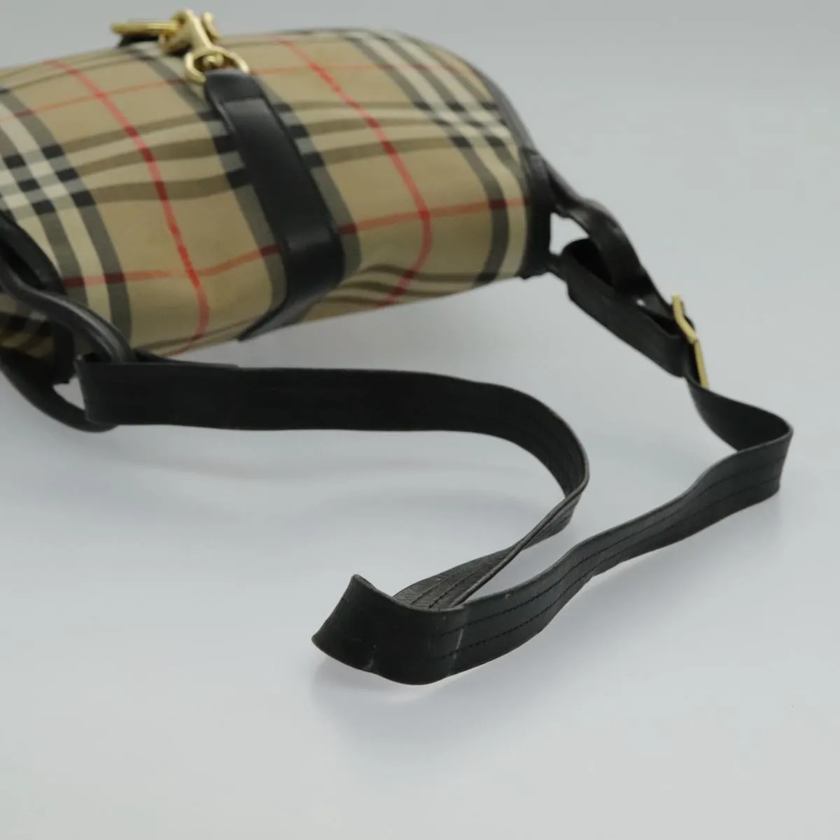 Burberry Nova Check  Canvas Shoulder Bag (Pre-Owned)