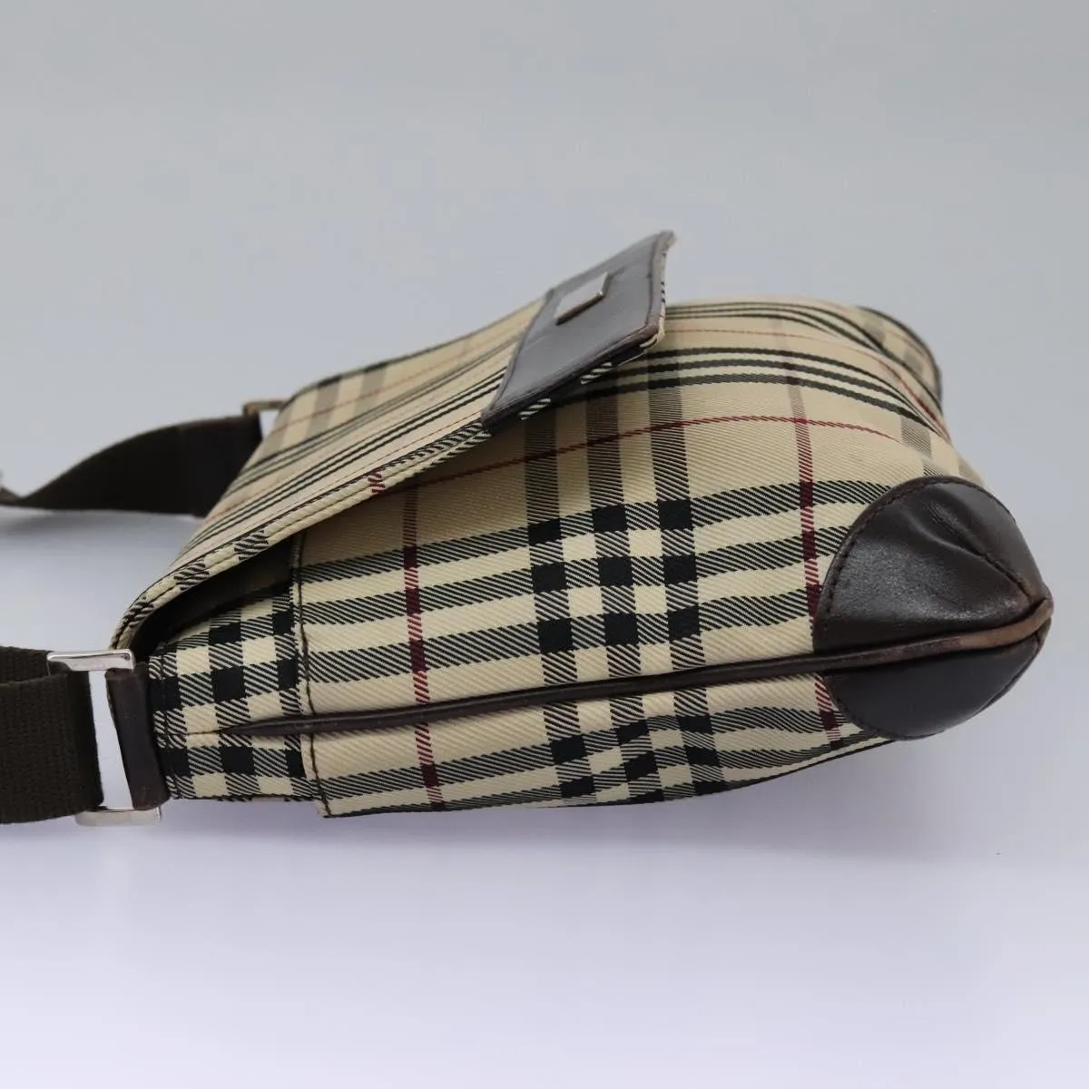 Burberry Nova Check Canvas Shoulder Bag (Pre-Owned)