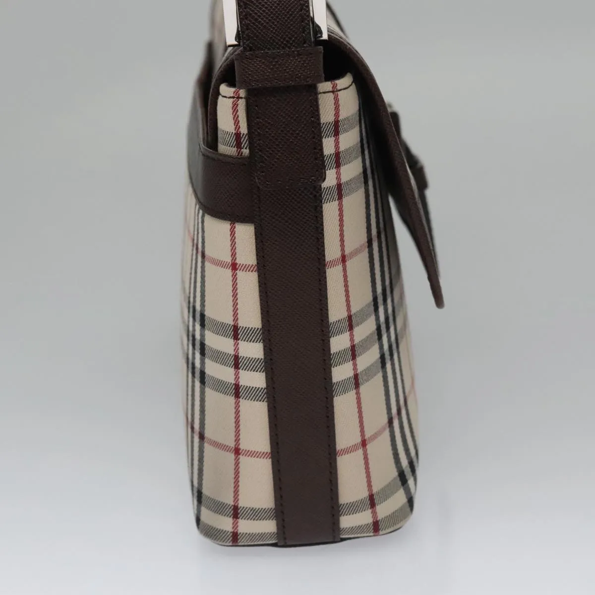 Burberry Nova Check  Canvas Shoulder Bag (Pre-Owned)