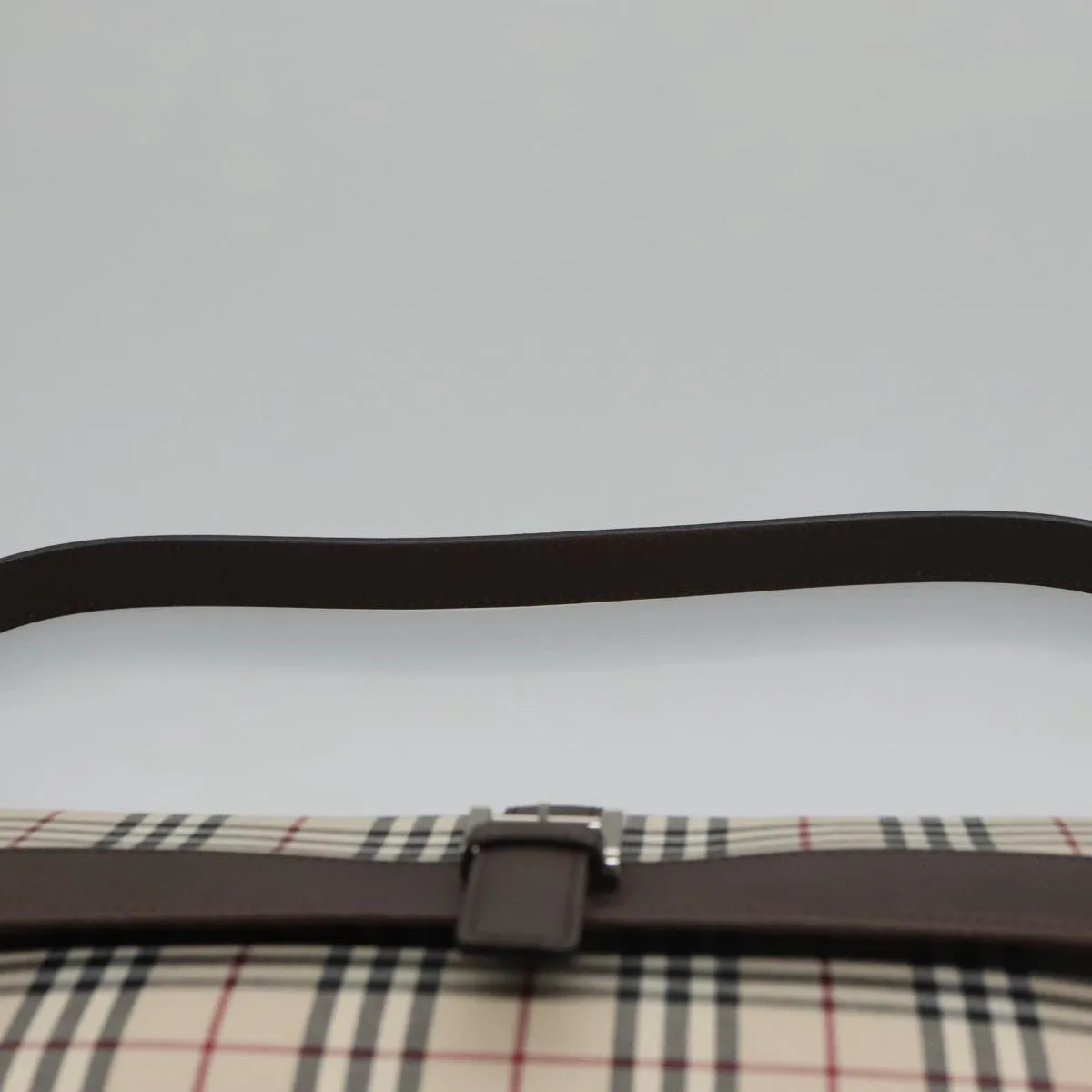 Burberry Nova Check  Canvas Shoulder Bag (Pre-Owned)