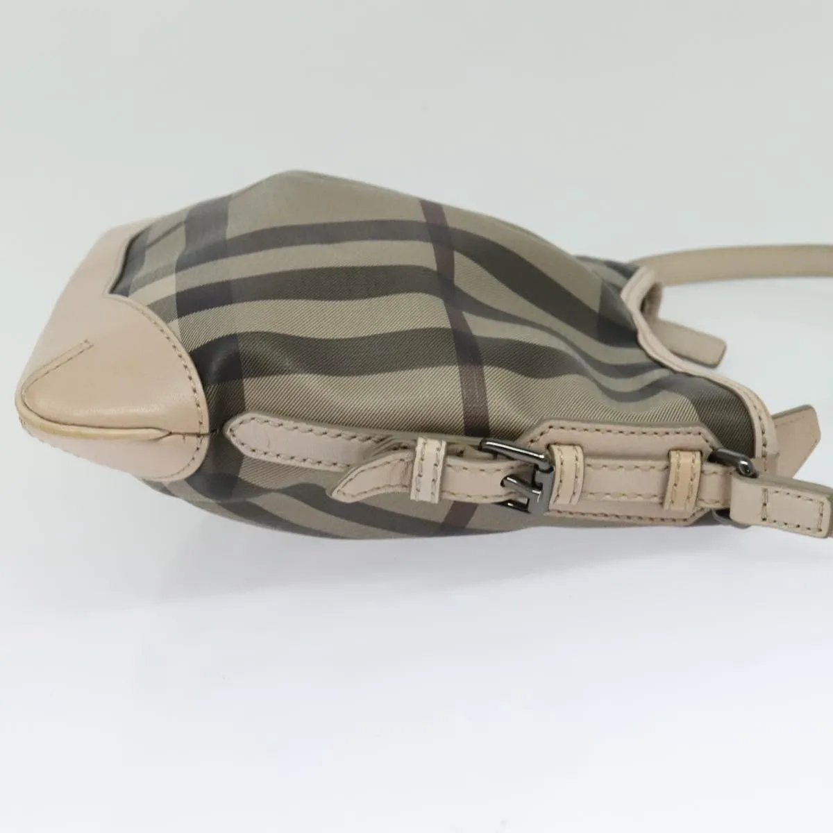 Burberry Nova Check Canvas Shoulder Bag (Pre-Owned)