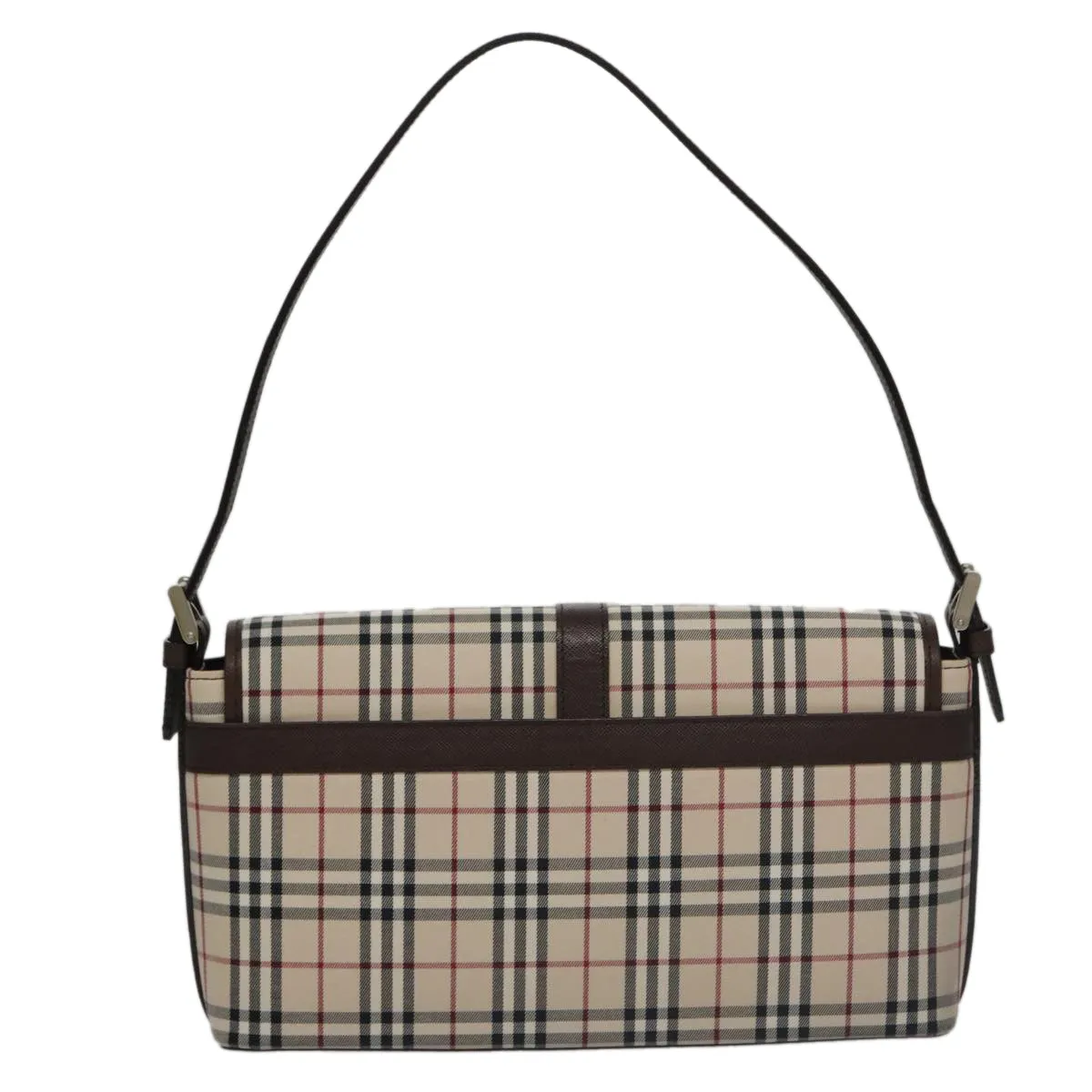 Burberry Nova Check  Canvas Shoulder Bag (Pre-Owned)