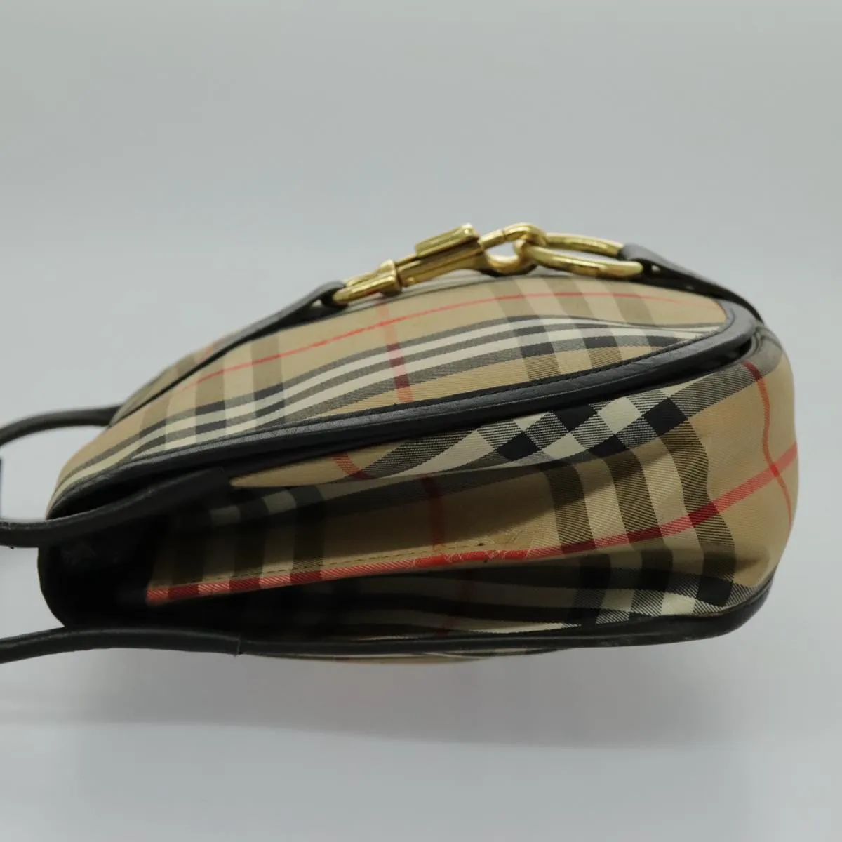 Burberry Nova Check  Canvas Shoulder Bag (Pre-Owned)