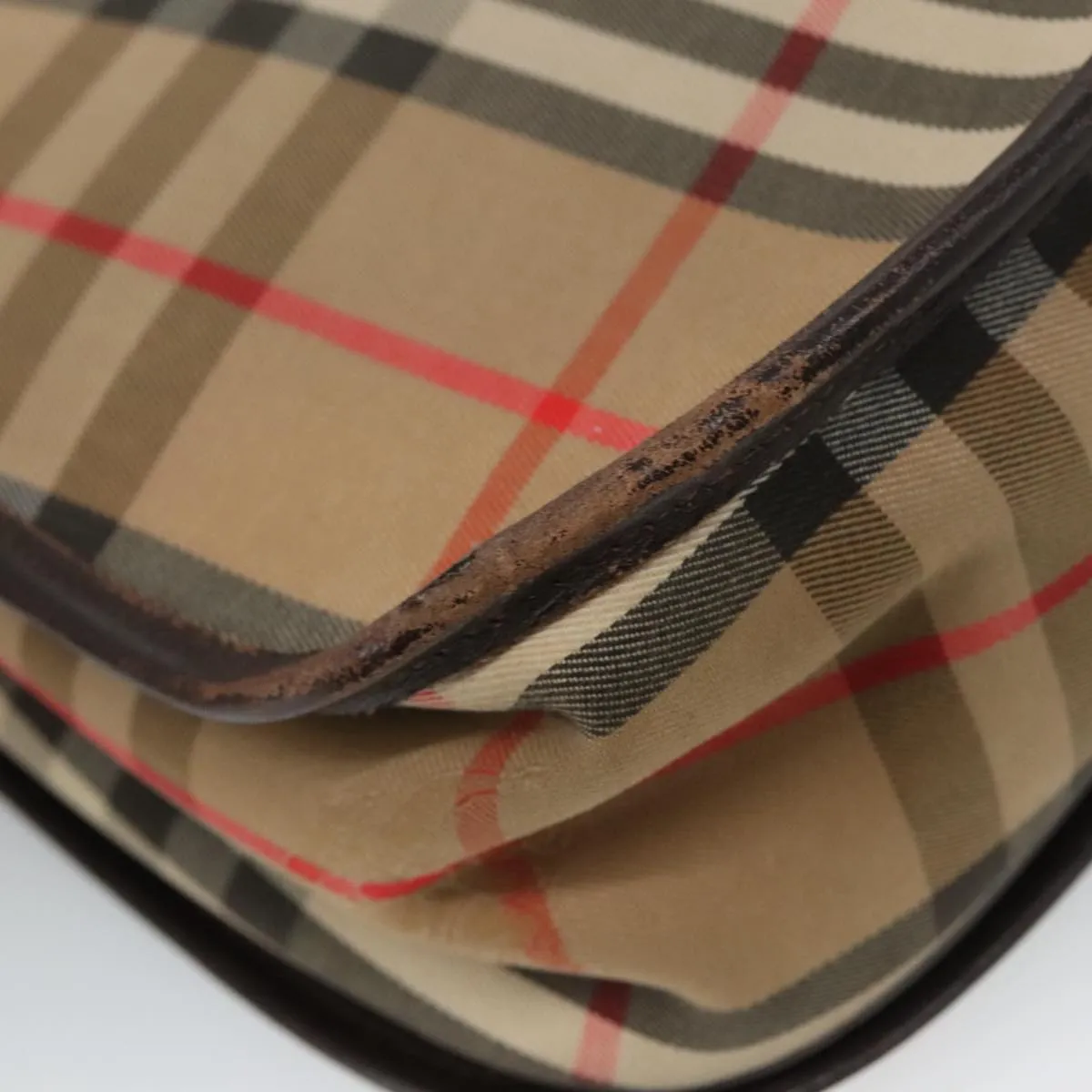 Burberry Nova Check  Canvas Shoulder Bag (Pre-Owned)