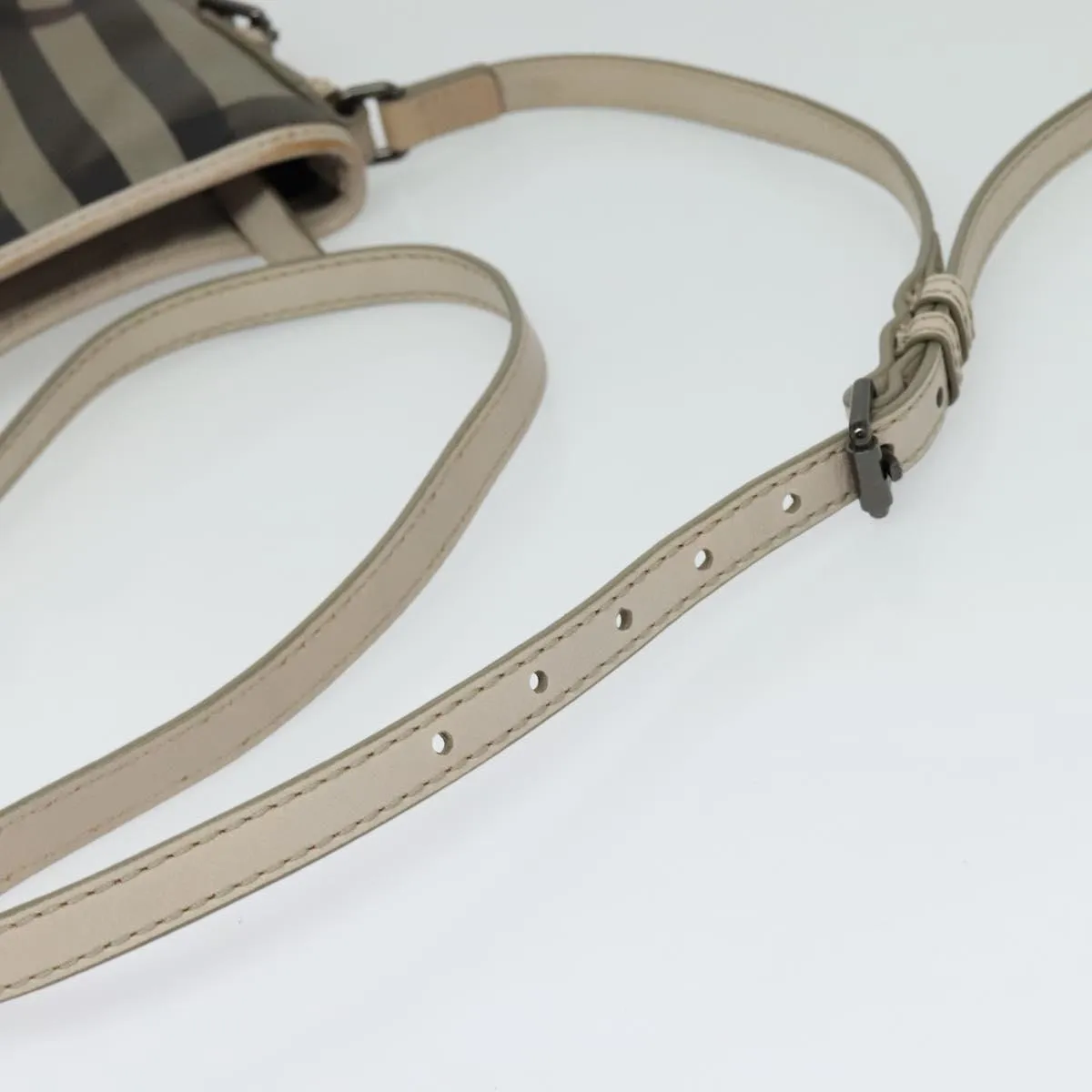 Burberry Nova Check Canvas Shoulder Bag (Pre-Owned)
