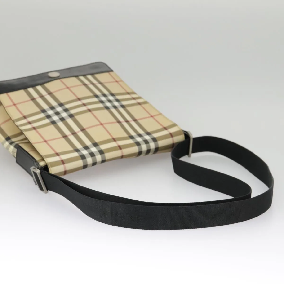 Burberry Nova Check  Canvas Shoulder Bag (Pre-Owned)